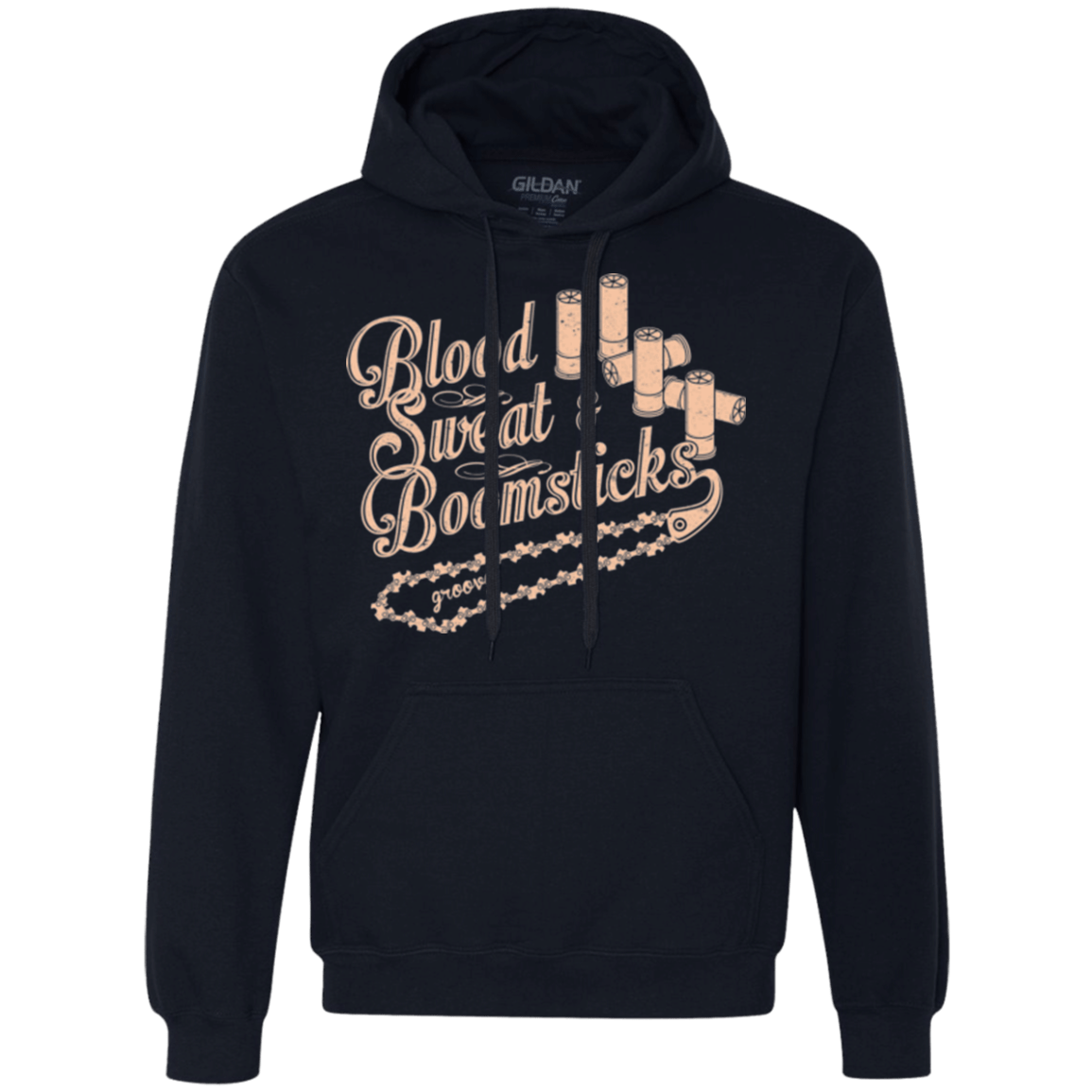 Sweatshirts Navy / Small Blood Sweat & Boomsticks Premium Fleece Hoodie