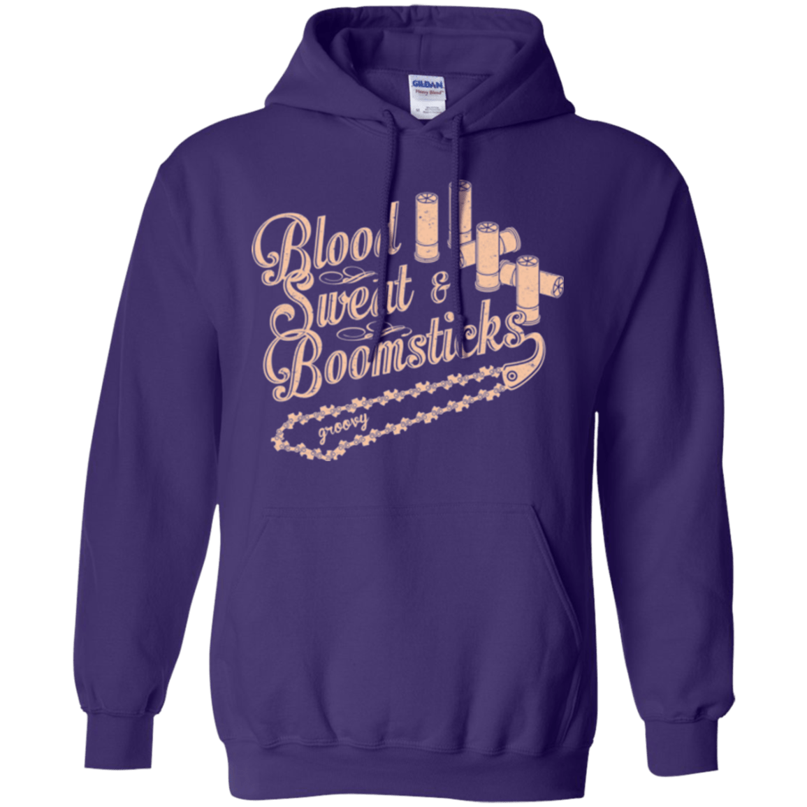 Sweatshirts Purple / Small Blood Sweat & Boomsticks Pullover Hoodie
