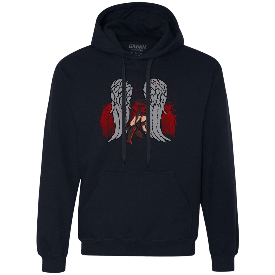 Sweatshirts Navy / Small Bloody Wings Dixon Premium Fleece Hoodie