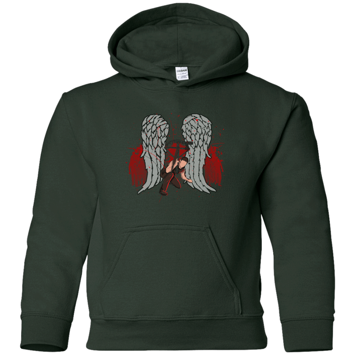 Sweatshirts Forest Green / YS Bloody Wings Dixon Youth Hoodie