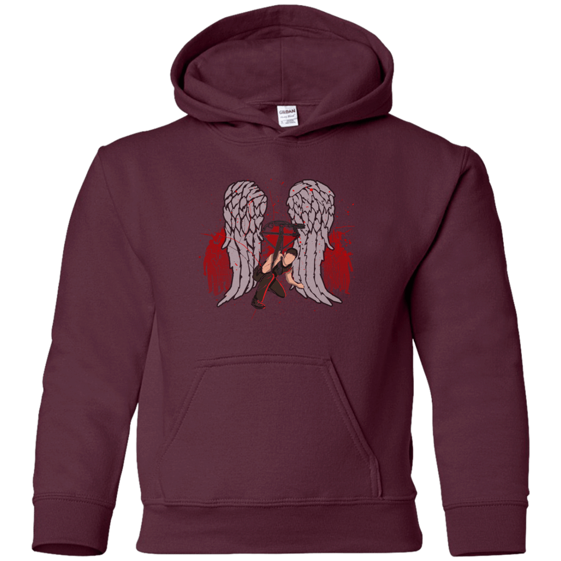 Sweatshirts Maroon / YS Bloody Wings Dixon Youth Hoodie