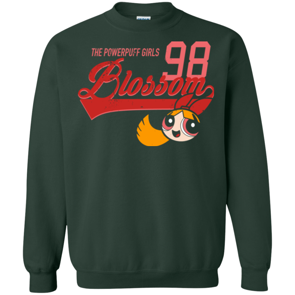 Sweatshirts Forest Green / Small Blossom Crewneck Sweatshirt