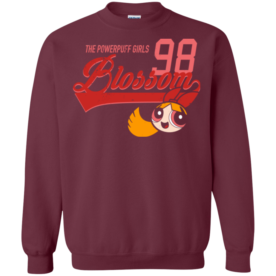 Sweatshirts Maroon / Small Blossom Crewneck Sweatshirt