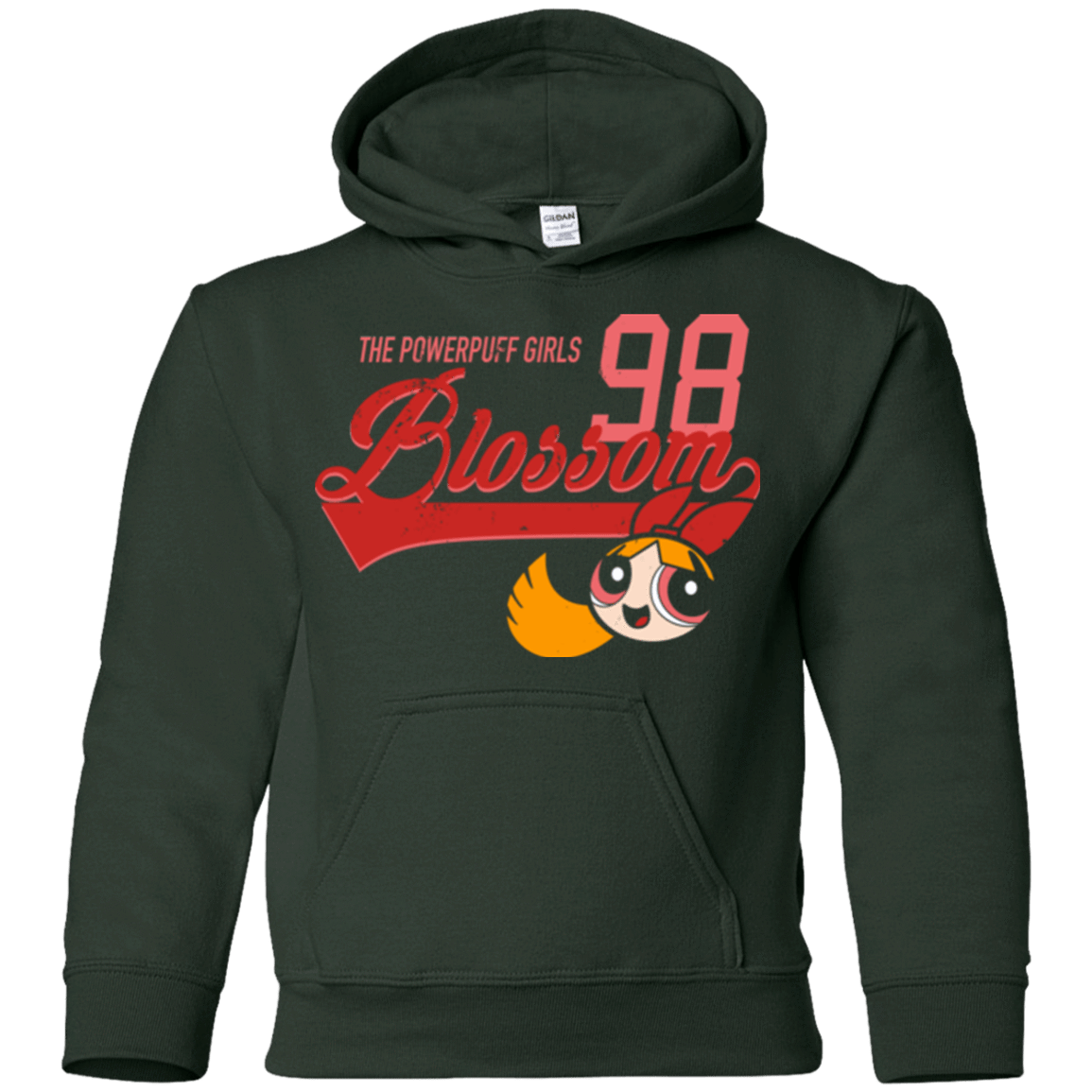 Sweatshirts Forest Green / YS Blossom Youth Hoodie