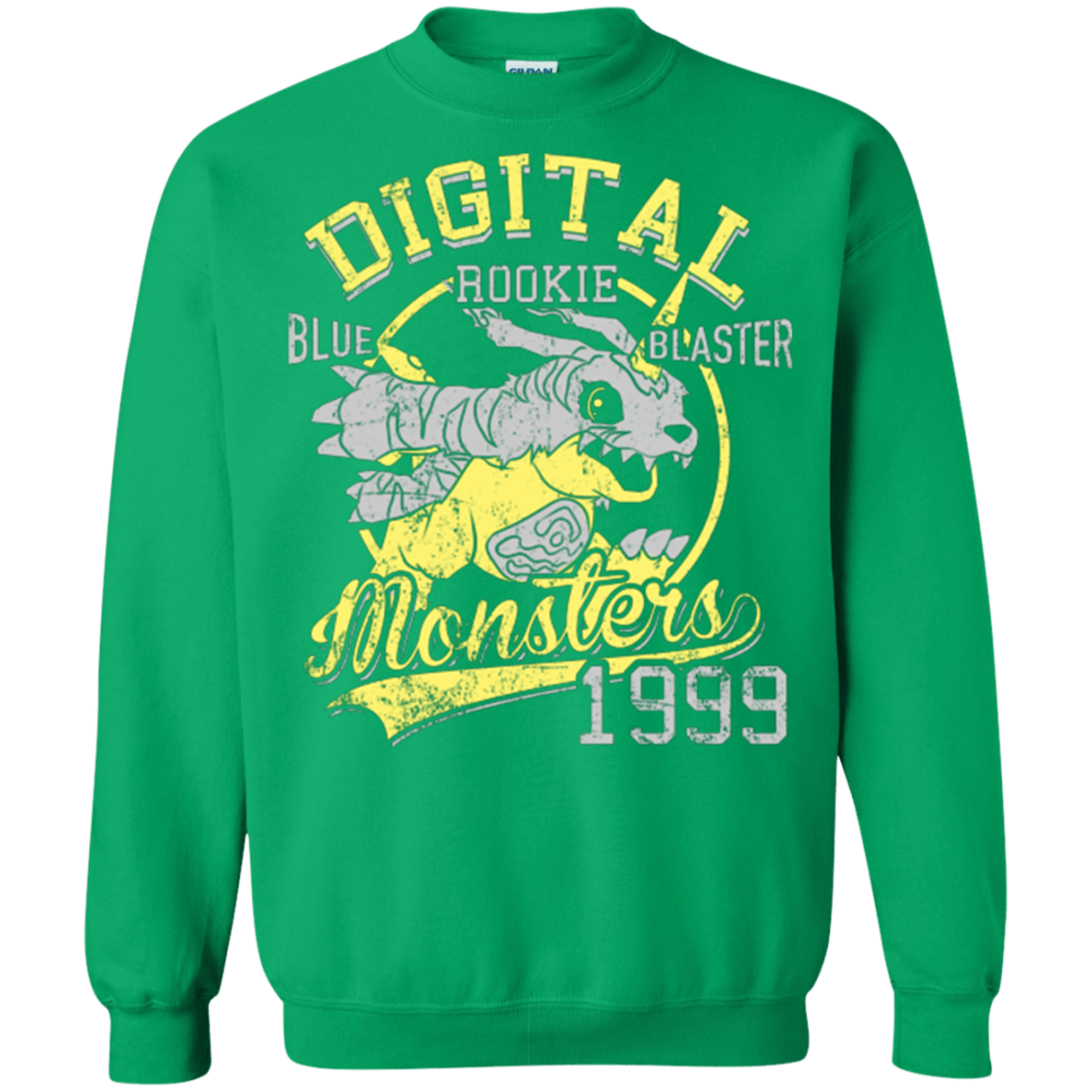 Sweatshirts Irish Green / Small Blue Blaster Crewneck Sweatshirt