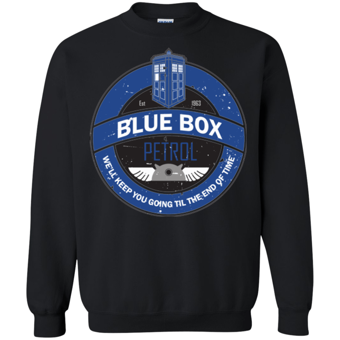 Sweatshirts Black / Small Blue Box V7(1) Crewneck Sweatshirt