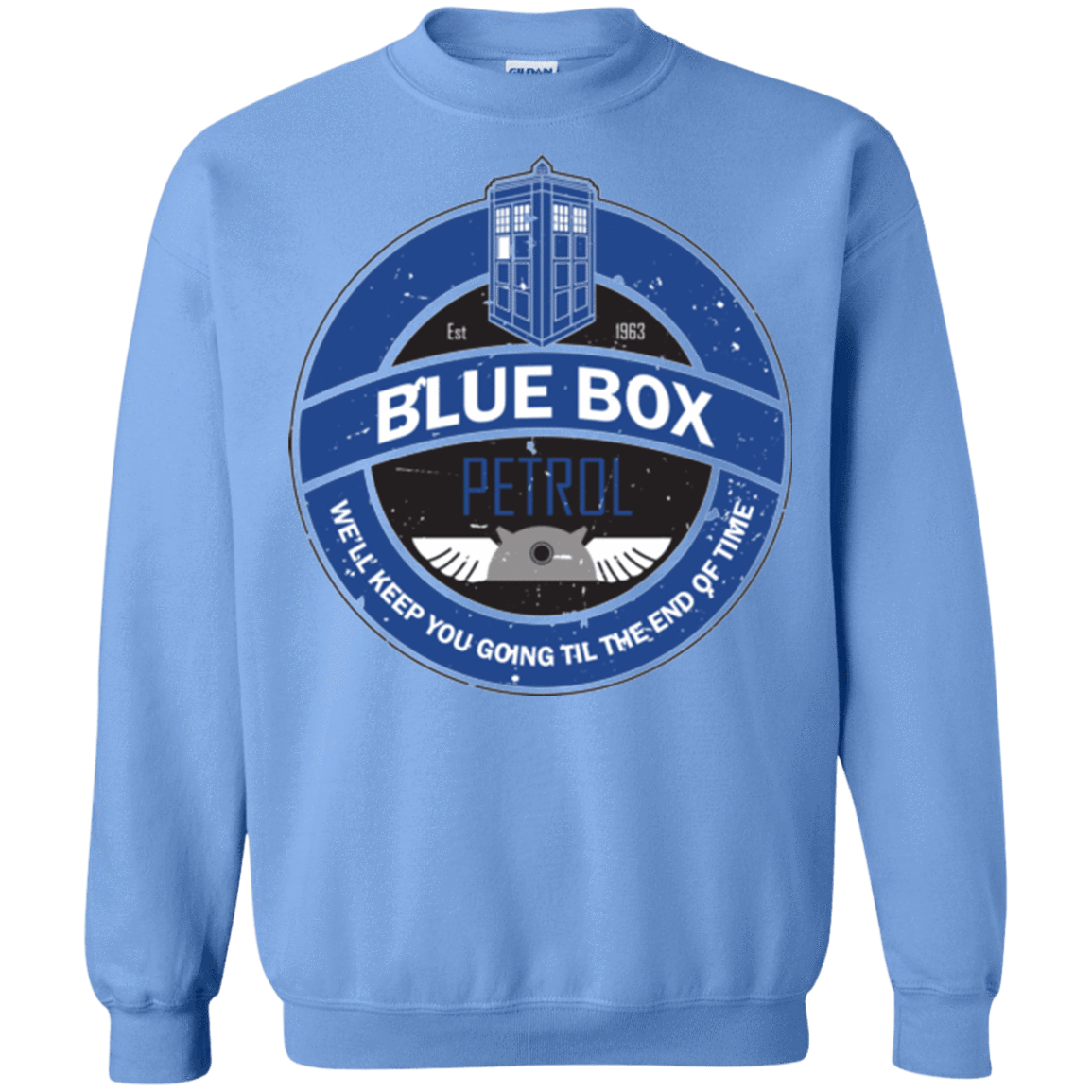 Sweatshirts Carolina Blue / Small Blue Box V7(1) Crewneck Sweatshirt