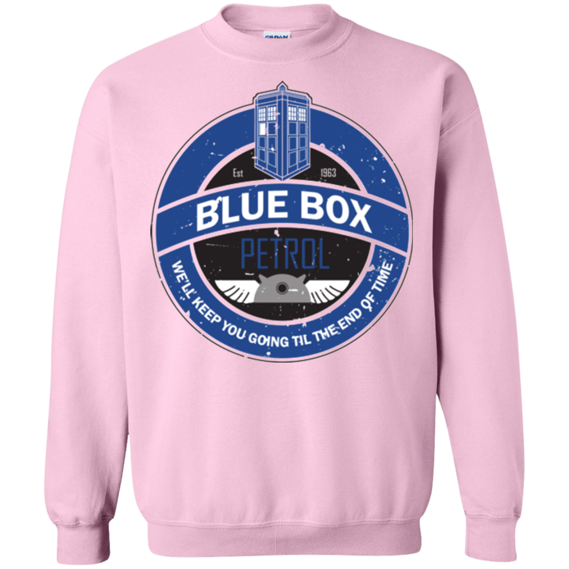 Sweatshirts Light Pink / Small Blue Box V7(1) Crewneck Sweatshirt