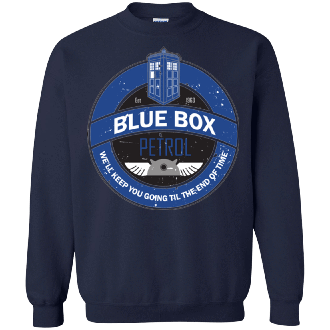 Sweatshirts Navy / Small Blue Box V7(1) Crewneck Sweatshirt