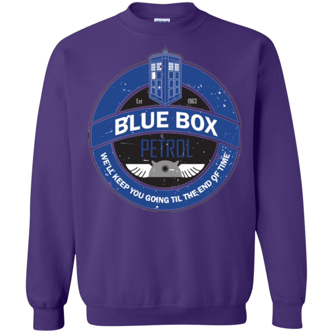 Sweatshirts Purple / Small Blue Box V7(1) Crewneck Sweatshirt