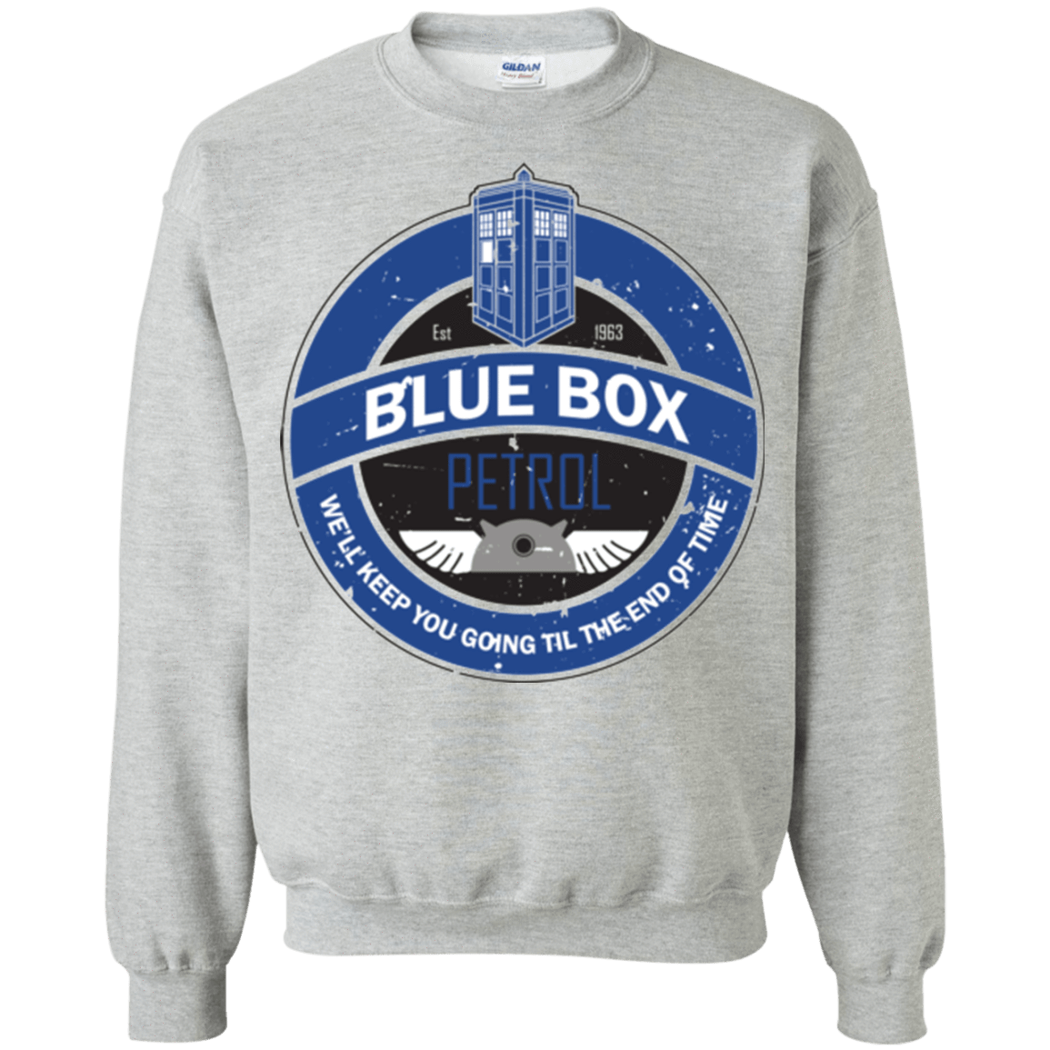 Sweatshirts Sport Grey / Small Blue Box V7(1) Crewneck Sweatshirt