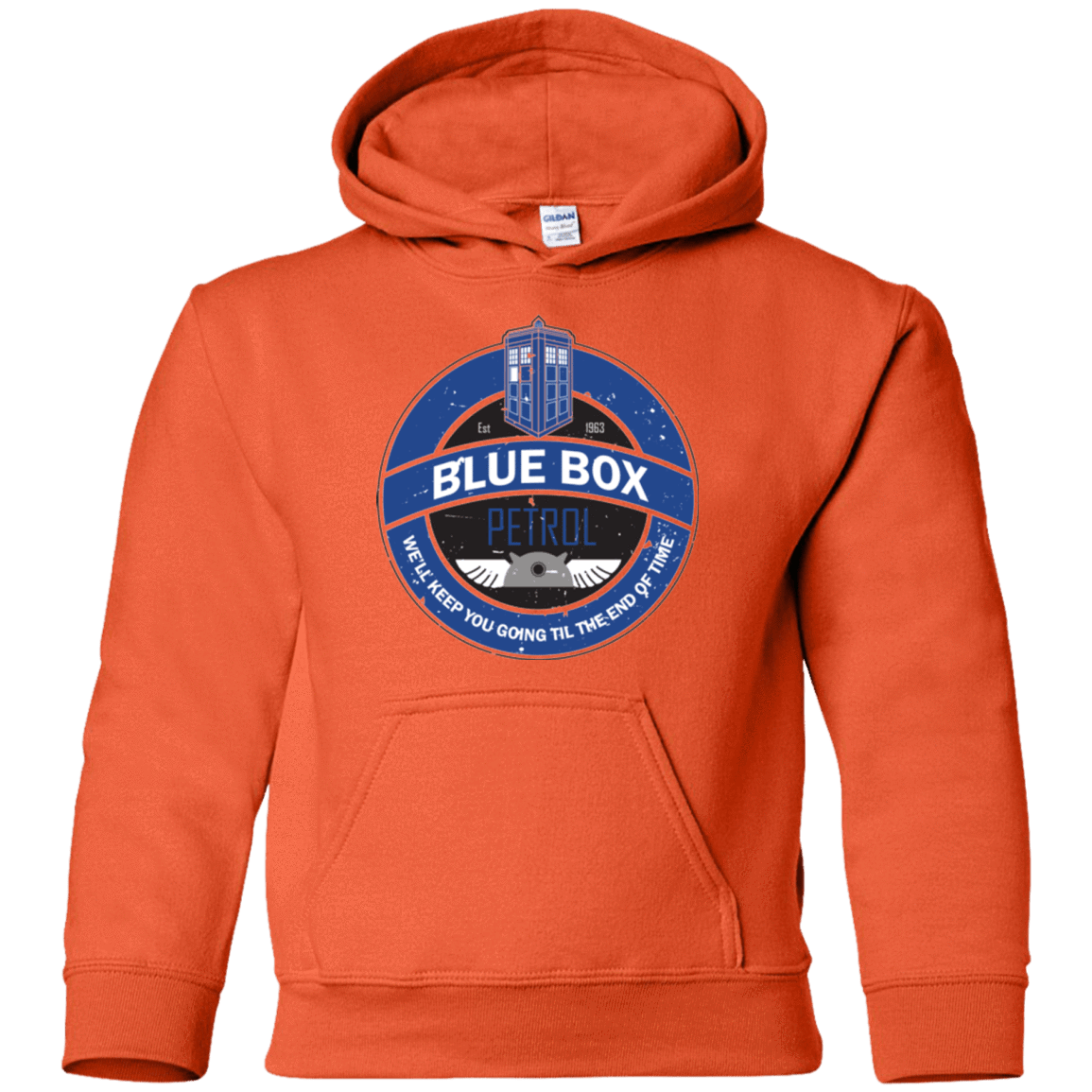 Sweatshirts Orange / YS Blue Box V7(1) Youth Hoodie