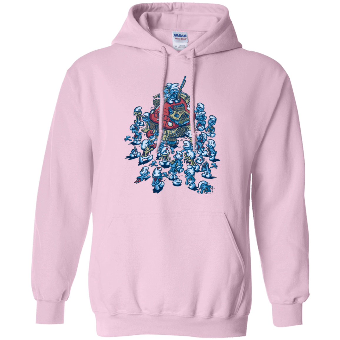 Sweatshirts Light Pink / Small BLUE HORDE Pullover Hoodie