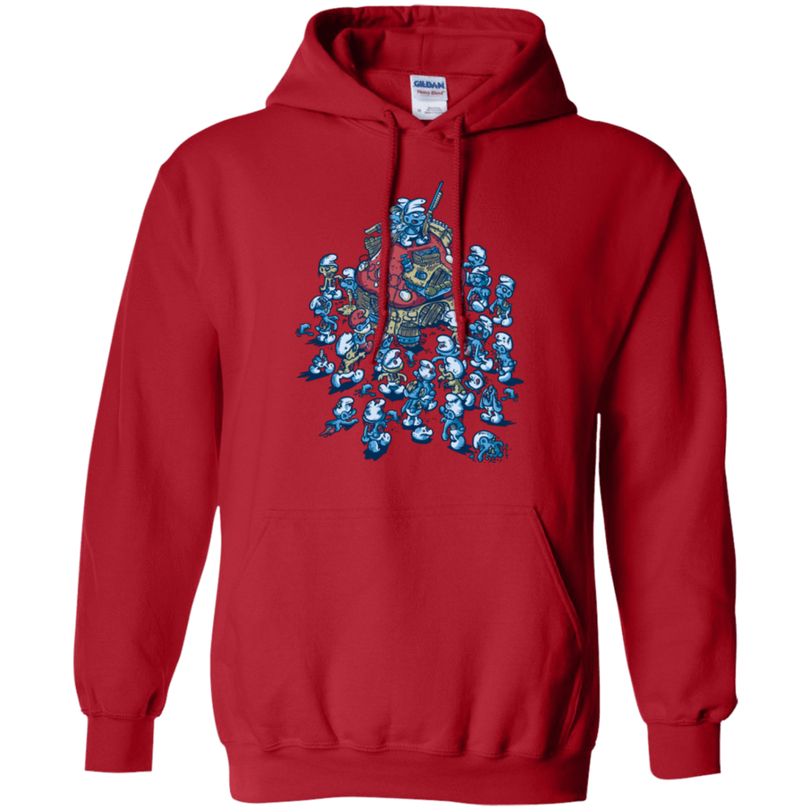 Sweatshirts Red / Small BLUE HORDE Pullover Hoodie