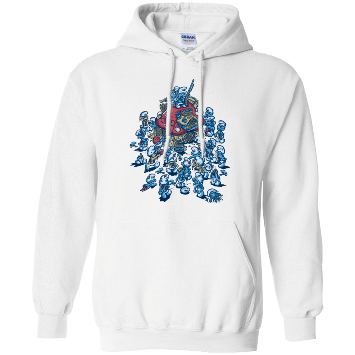Sweatshirts White / Small BLUE HORDE Pullover Hoodie