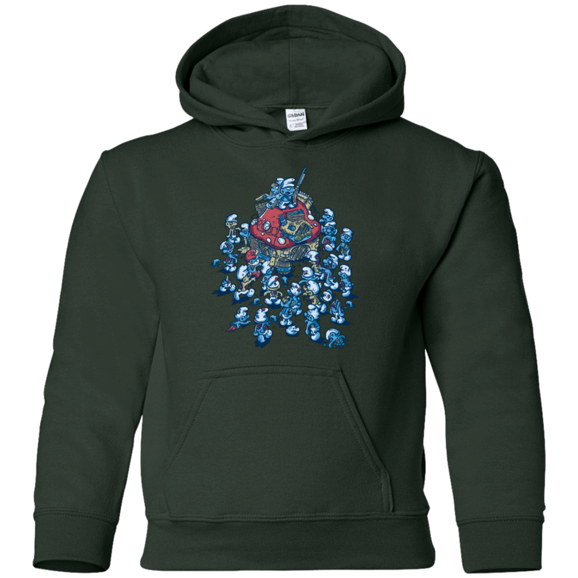 Sweatshirts Forest Green / YS BLUE HORDE Youth Hoodie