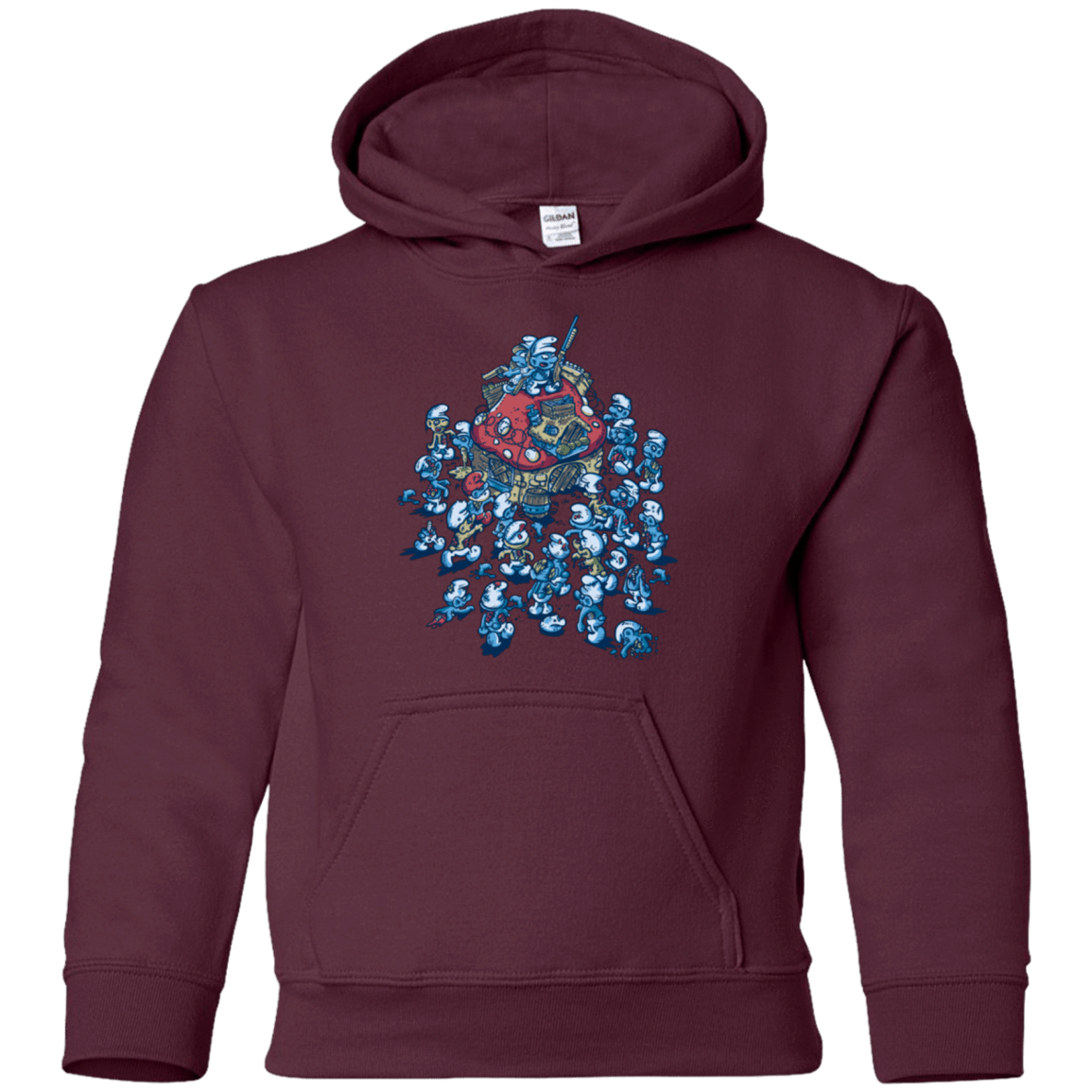 Sweatshirts Maroon / YS BLUE HORDE Youth Hoodie