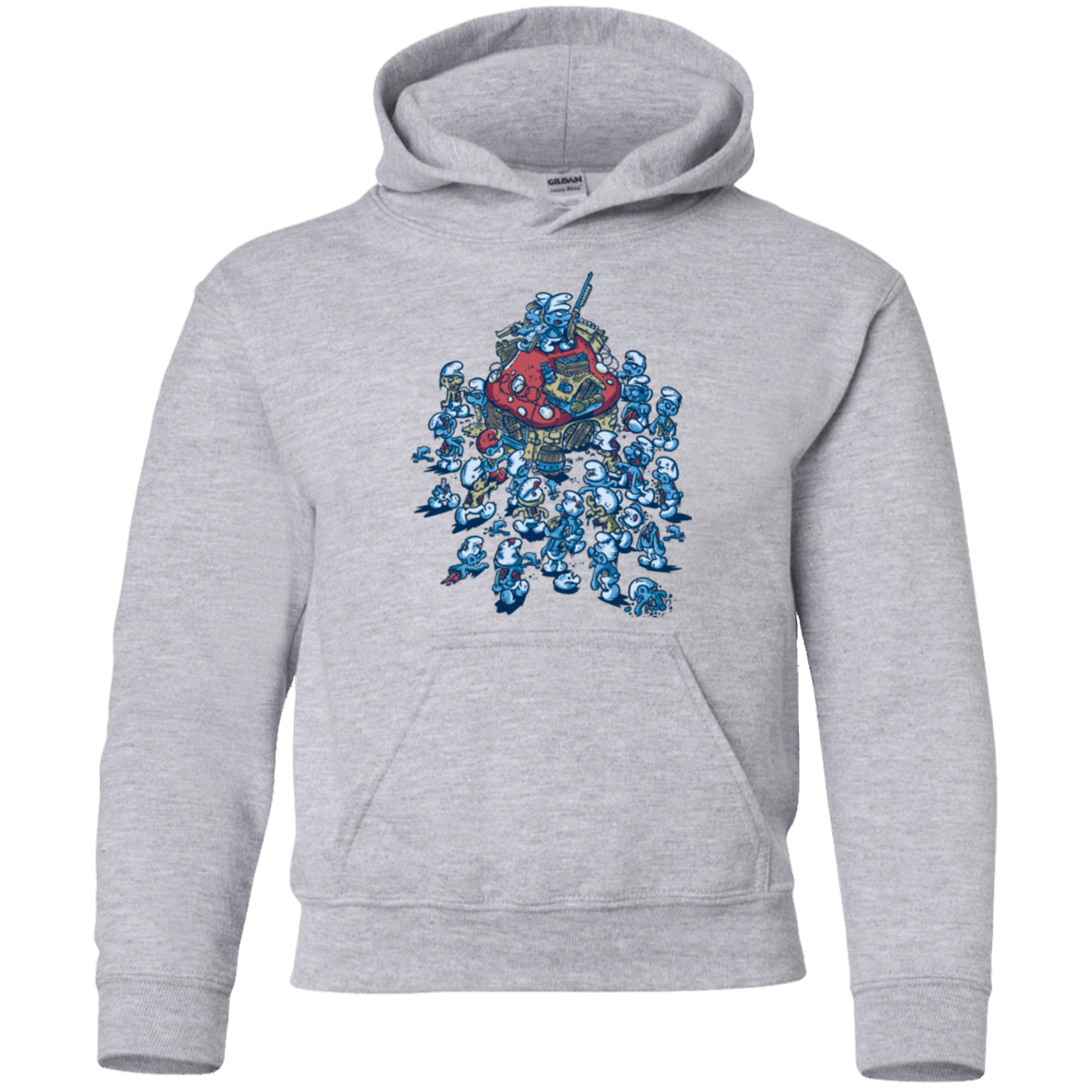 Sweatshirts Sport Grey / YS BLUE HORDE Youth Hoodie