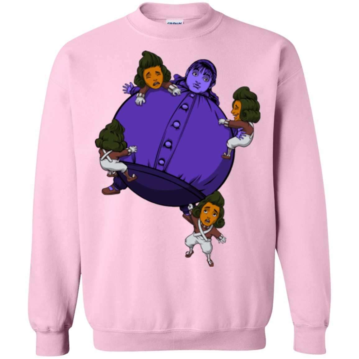 Sweatshirts Light Pink / Small Blue In the Face Crewneck Sweatshirt