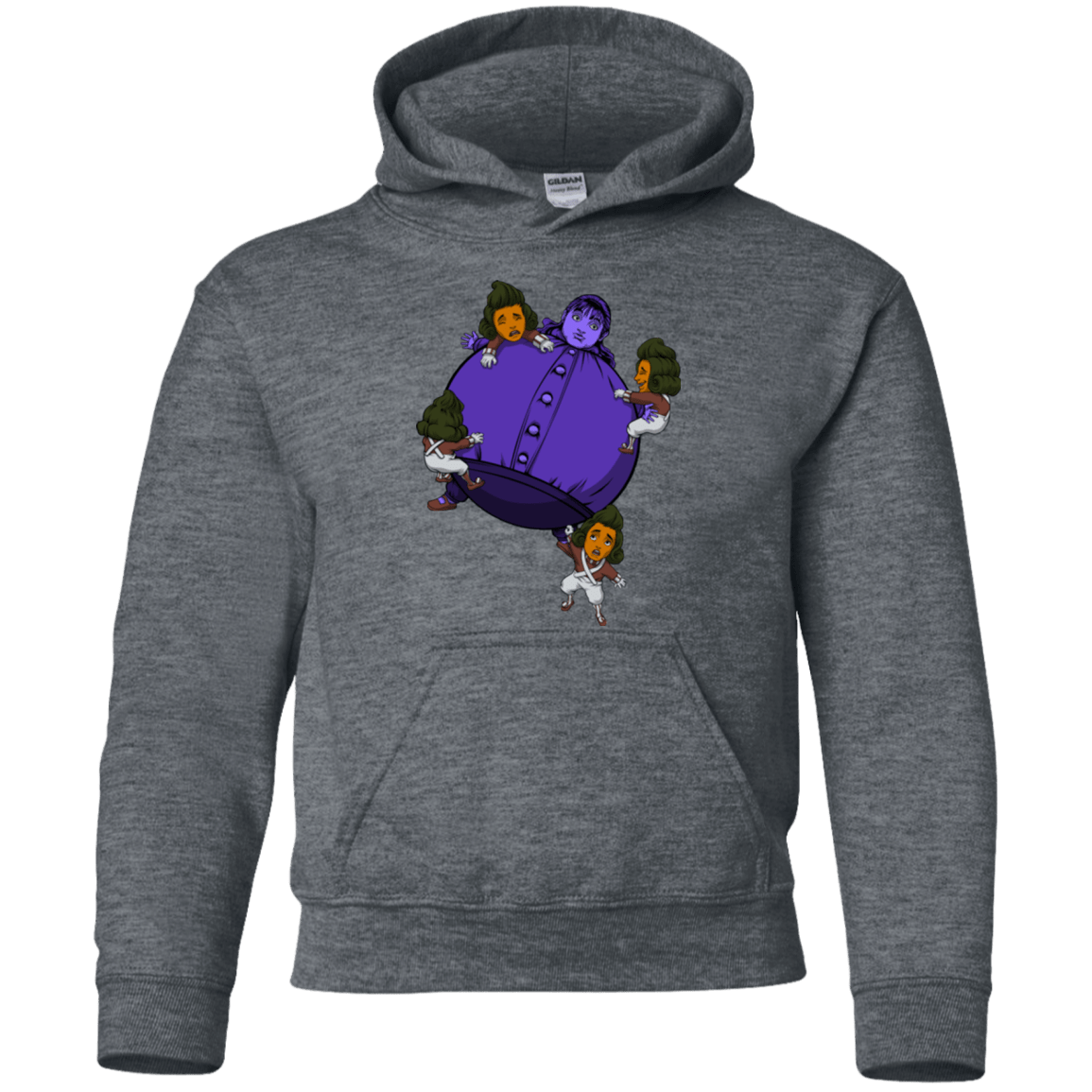 Sweatshirts Dark Heather / YS Blue In the Face Youth Hoodie