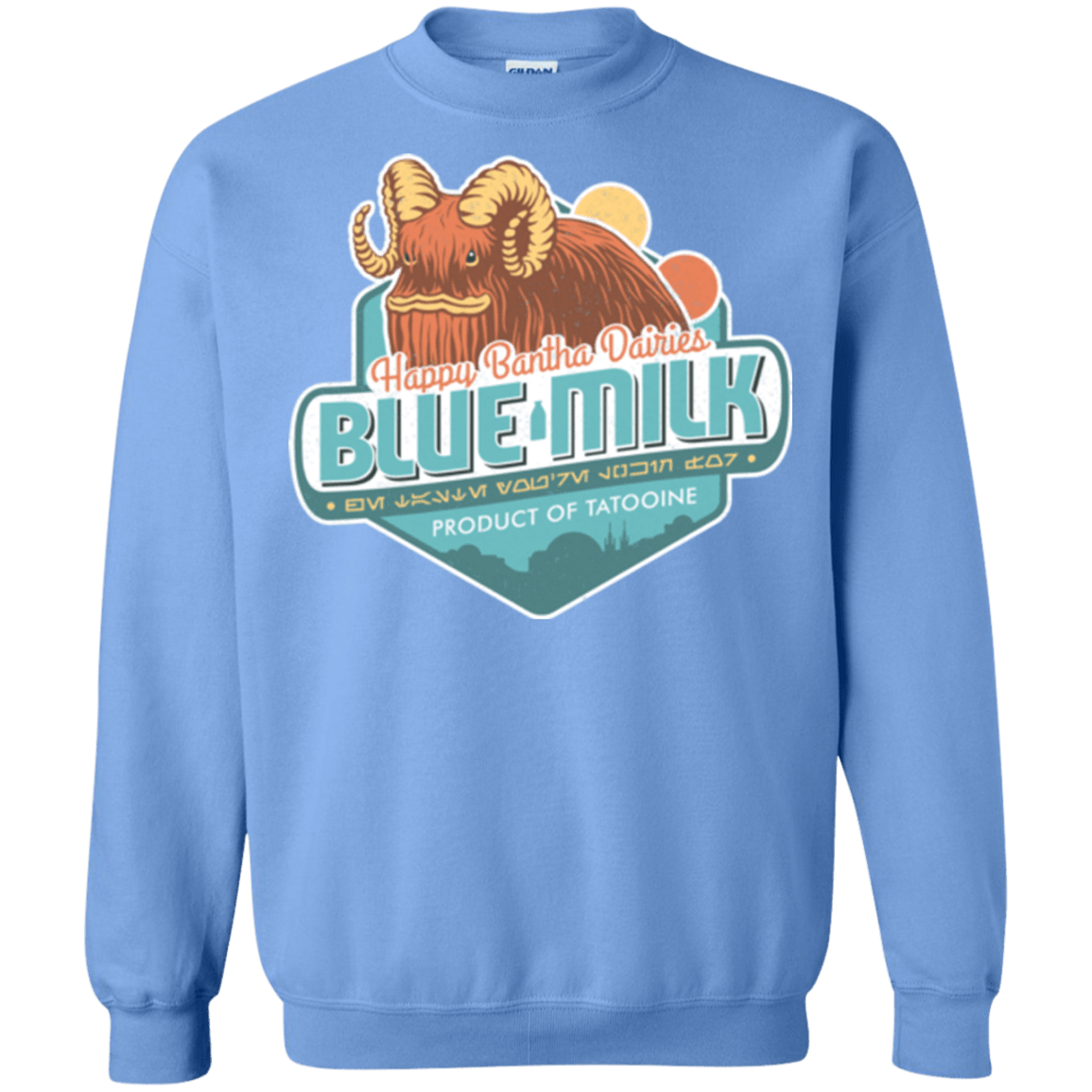 Sweatshirts Carolina Blue / S Blue Milk Crewneck Sweatshirt