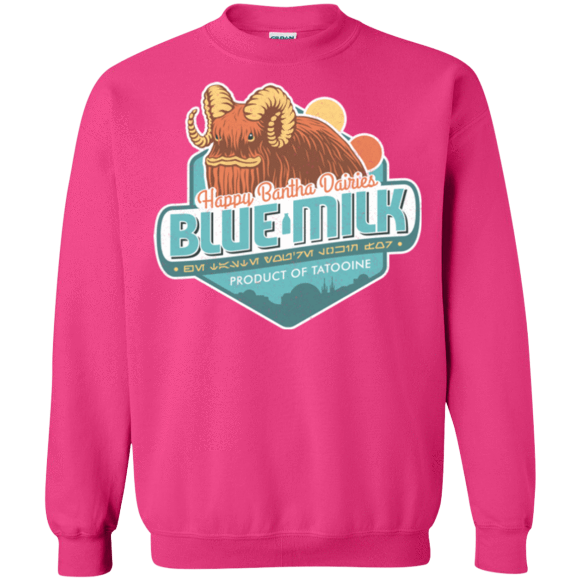 Sweatshirts Heliconia / S Blue Milk Crewneck Sweatshirt