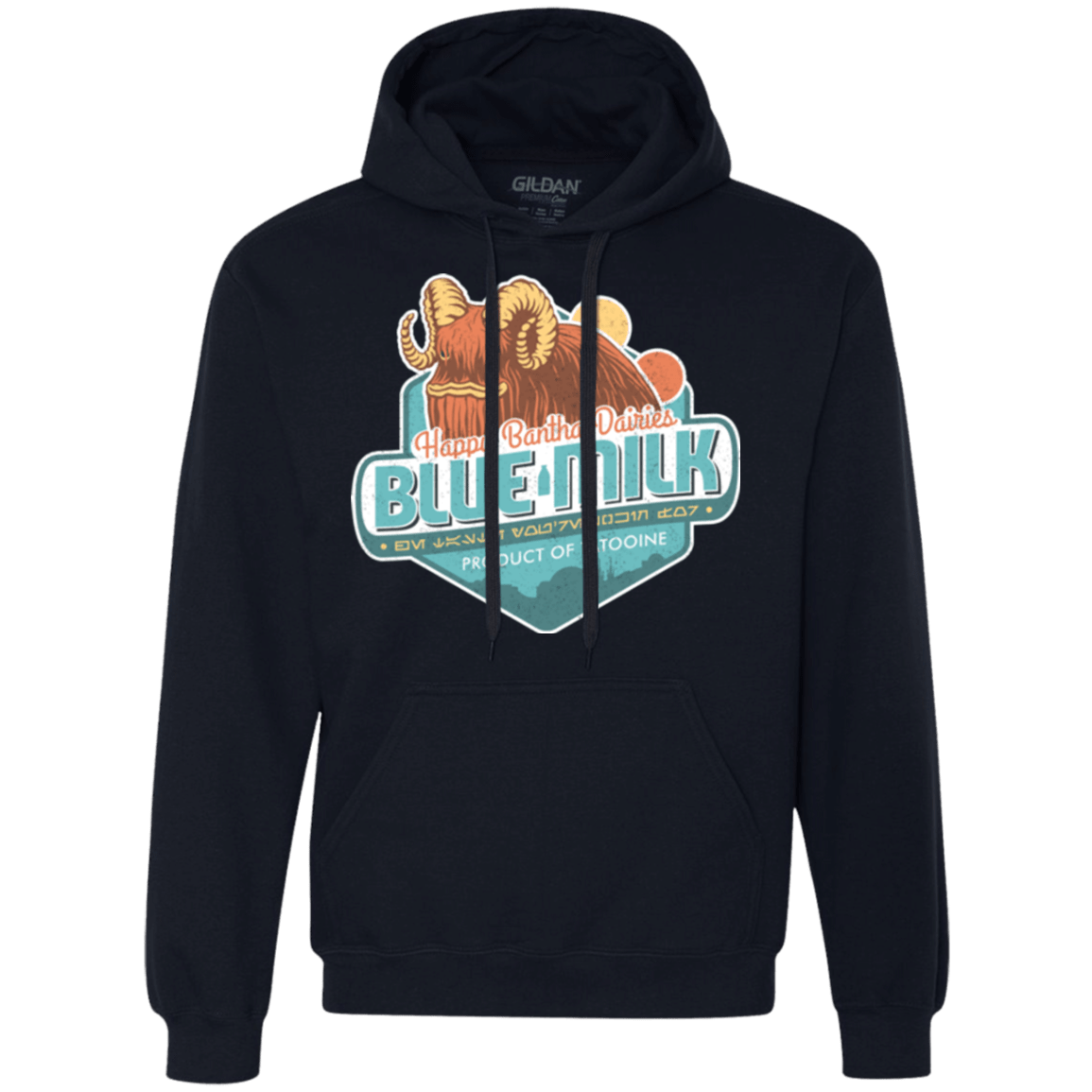 Sweatshirts Navy / S Blue Milk Premium Fleece Hoodie