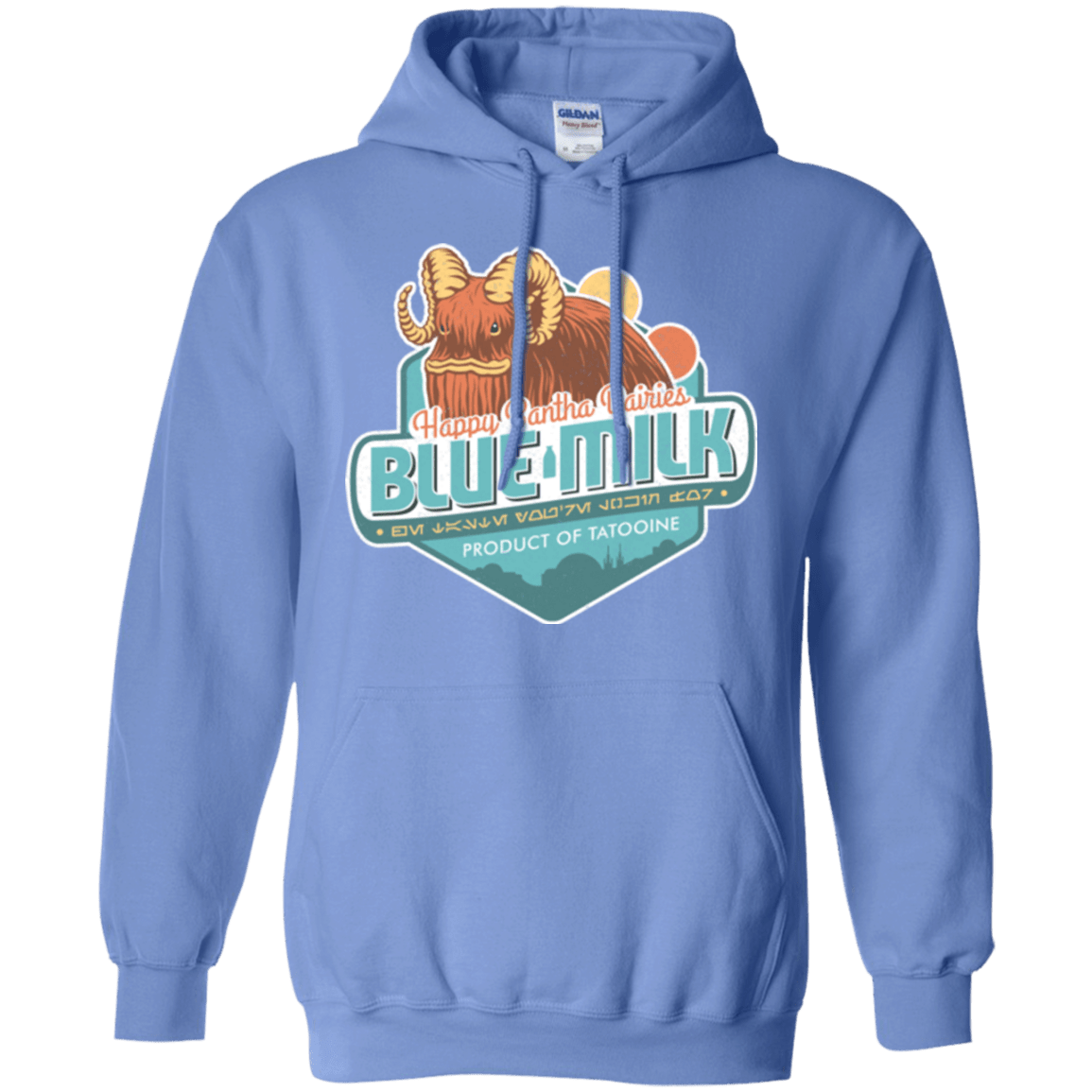 Sweatshirts Carolina Blue / S Blue Milk Pullover Hoodie