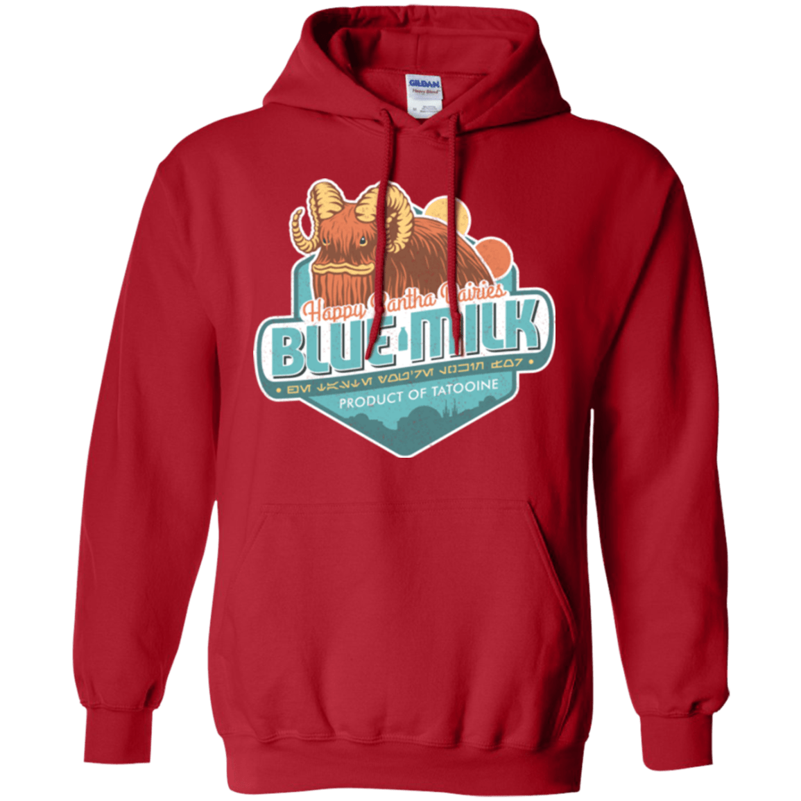 Sweatshirts Red / S Blue Milk Pullover Hoodie