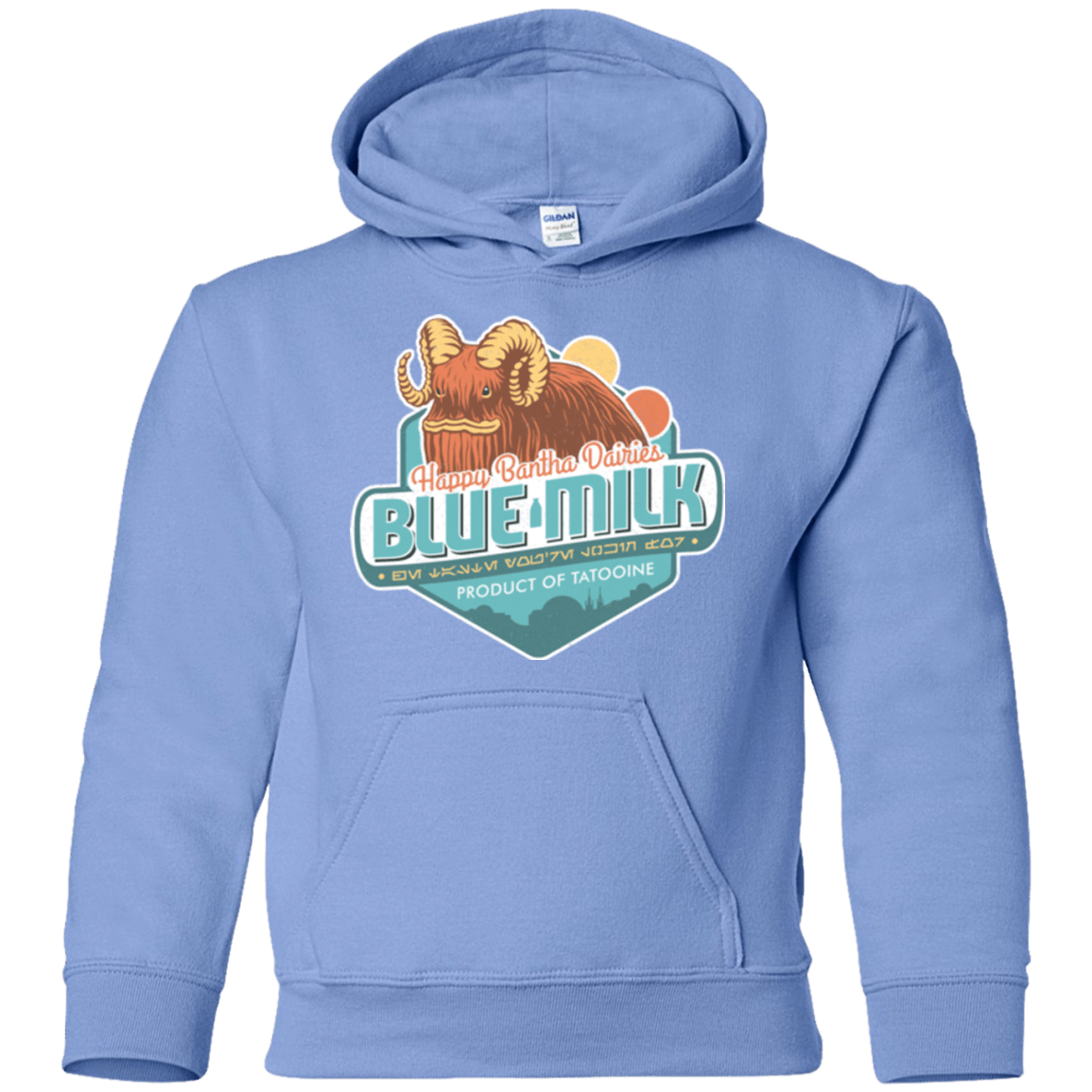 Sweatshirts Carolina Blue / YS Blue Milk Youth Hoodie