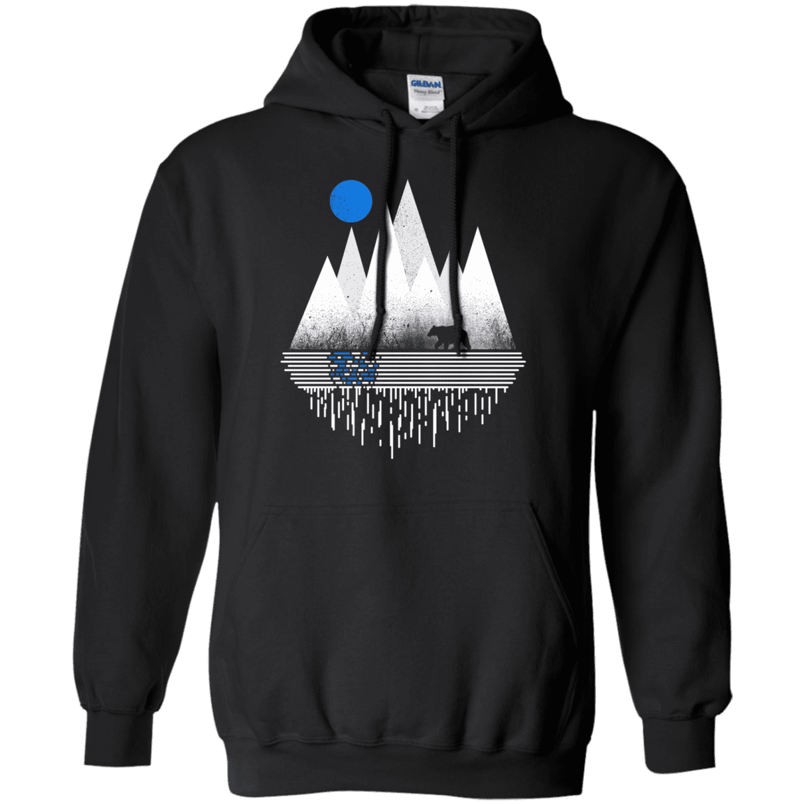 Sweatshirts Black / S Blue Moon Pullover Hoodie
