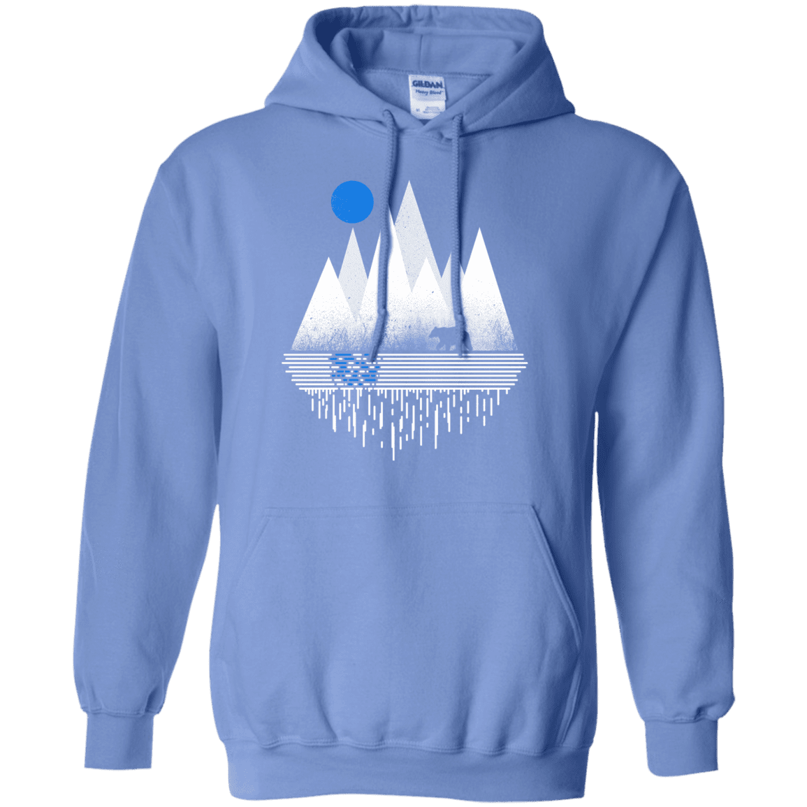 Sweatshirts Carolina Blue / S Blue Moon Pullover Hoodie