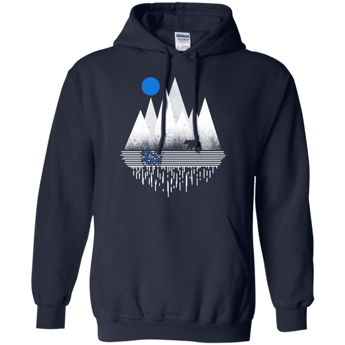 Sweatshirts Navy / S Blue Moon Pullover Hoodie