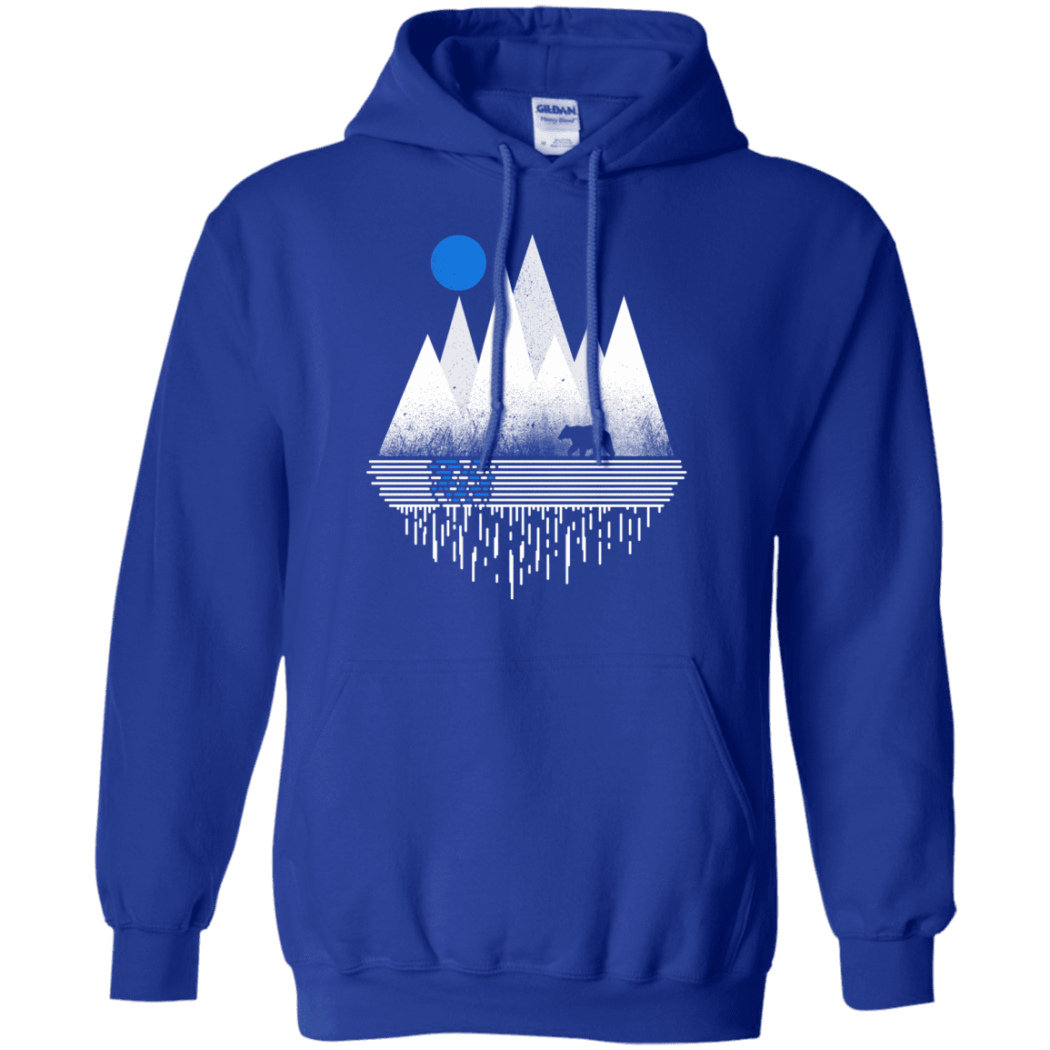 Sweatshirts Royal / S Blue Moon Pullover Hoodie