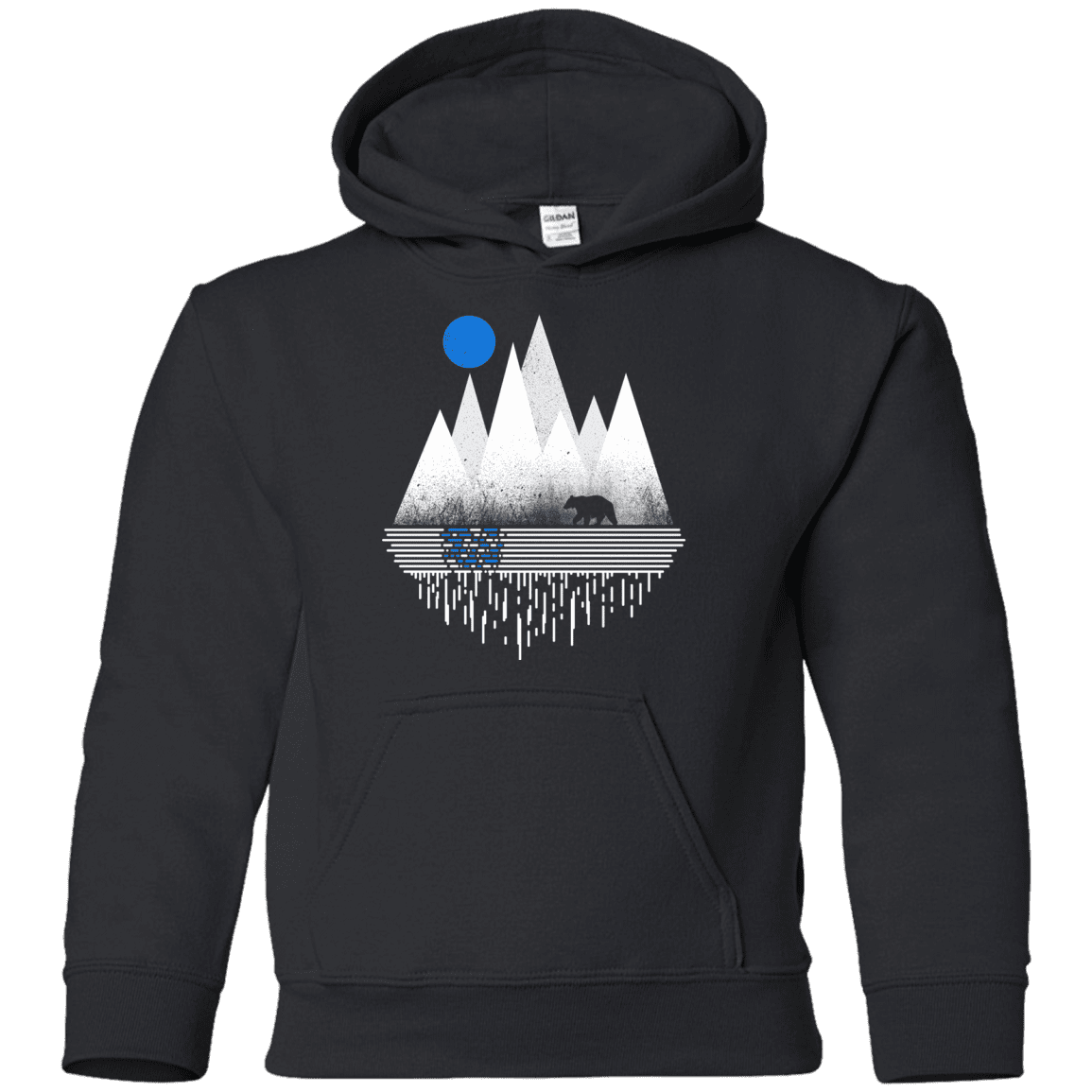 Sweatshirts Black / YS Blue Moon Youth Hoodie