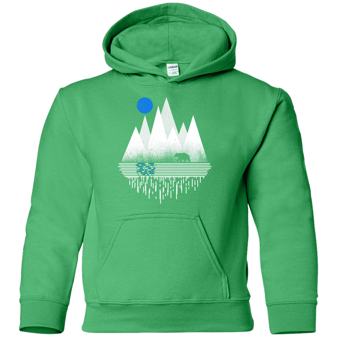 Sweatshirts Irish Green / YS Blue Moon Youth Hoodie