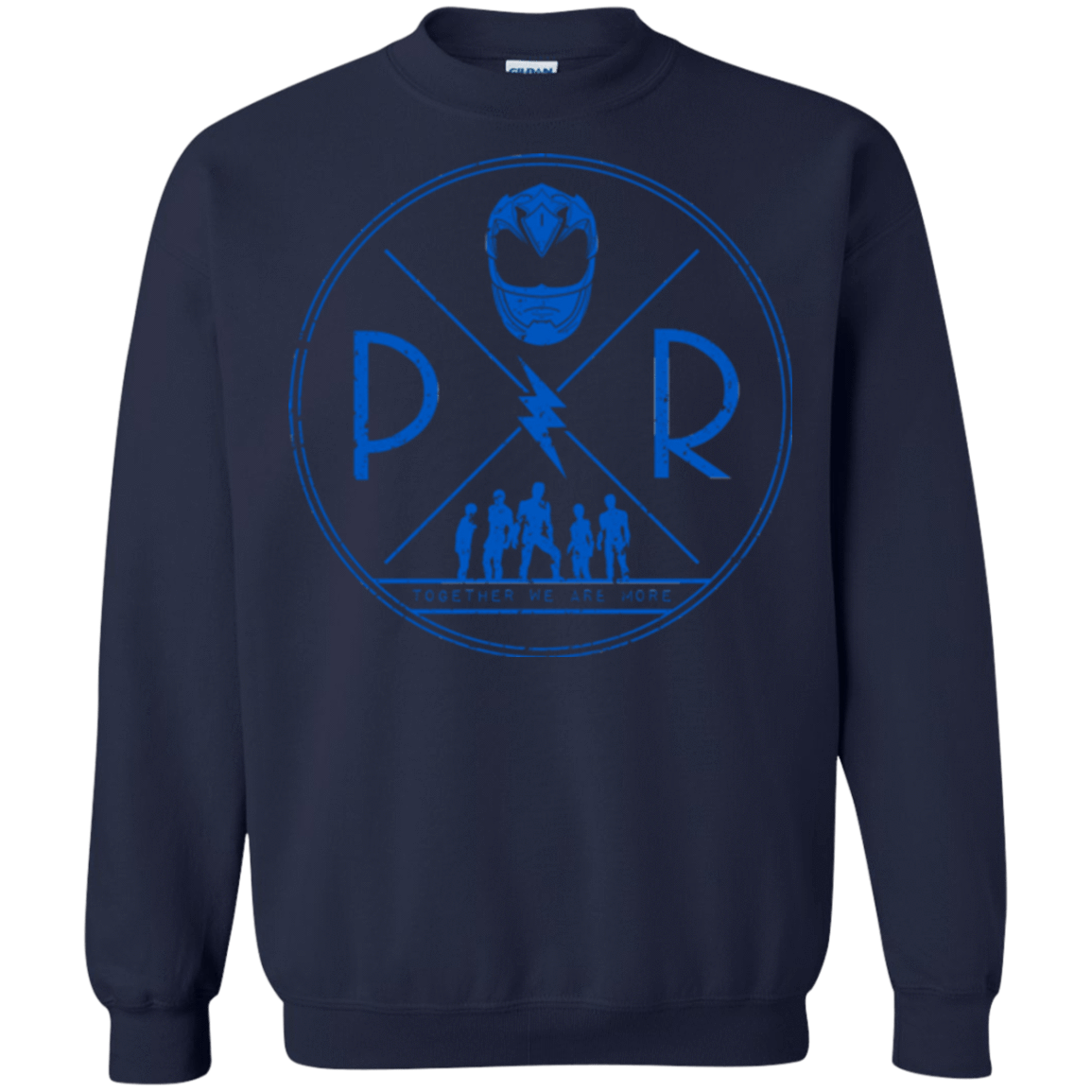 Sweatshirts Navy / Small Blue Power Crewneck Sweatshirt