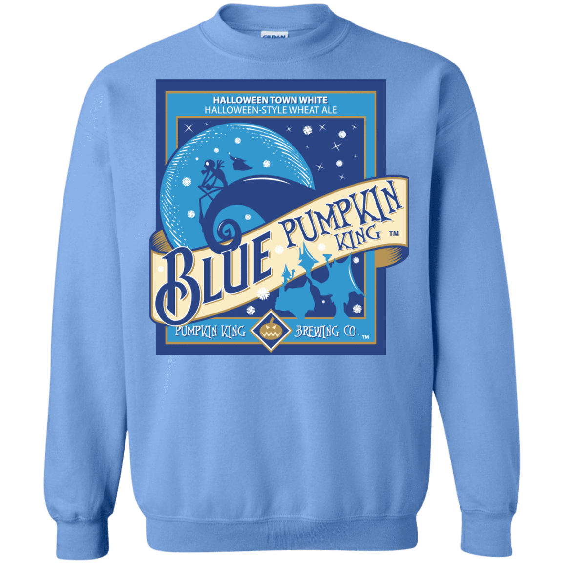 Sweatshirts Carolina Blue / Small Blue Pumpkin King Crewneck Sweatshirt