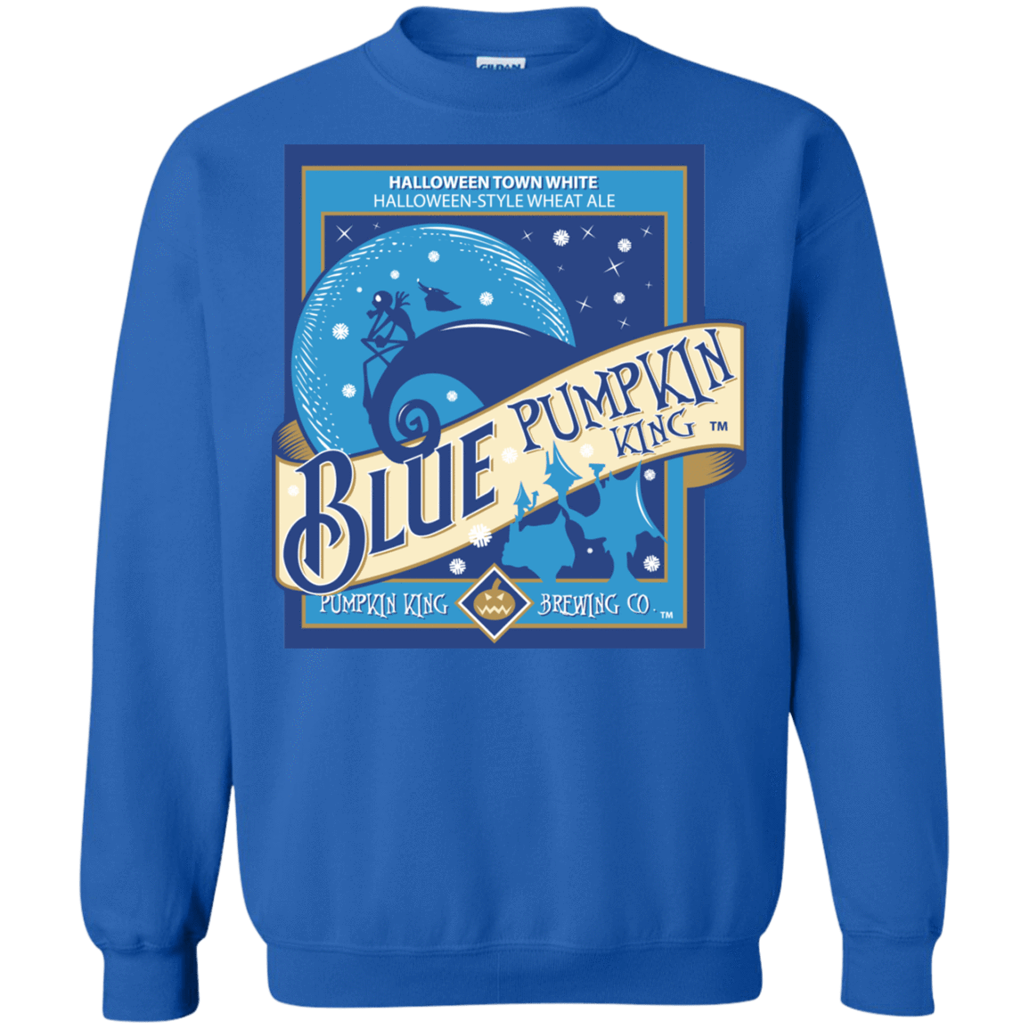 Sweatshirts Royal / Small Blue Pumpkin King Crewneck Sweatshirt
