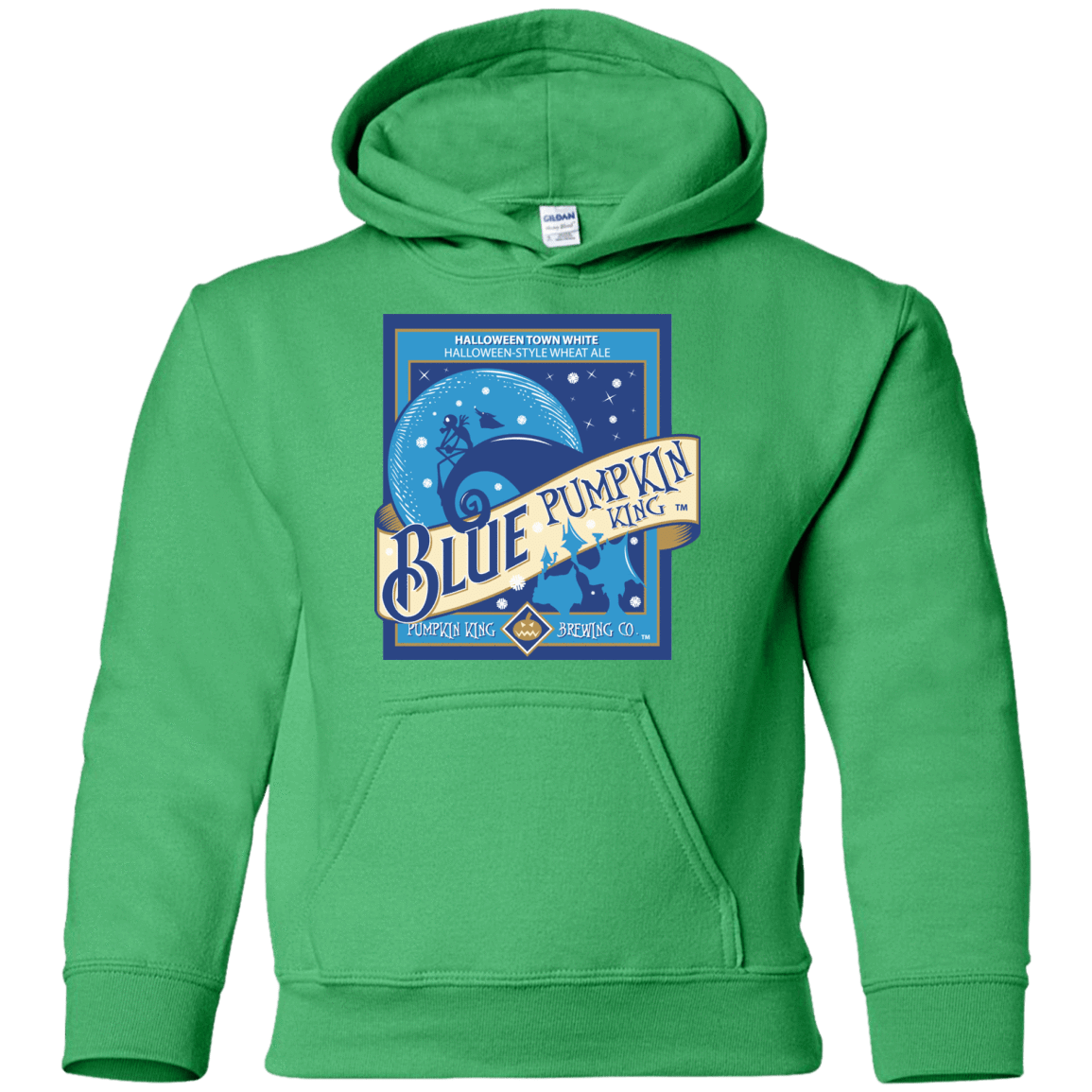 Sweatshirts Irish Green / YS Blue Pumpkin King Youth Hoodie