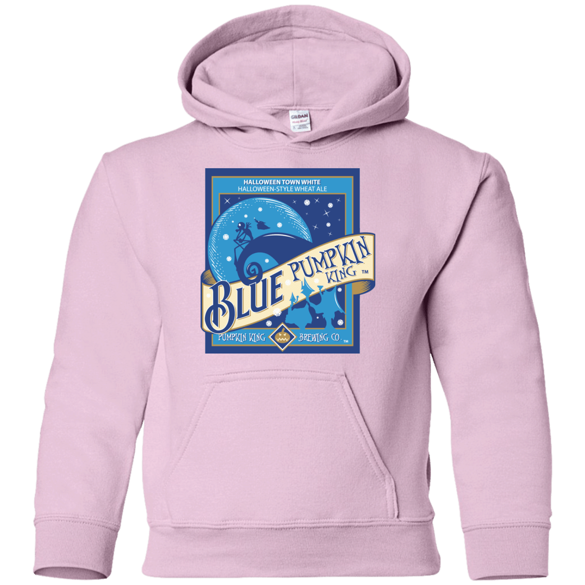 Sweatshirts Light Pink / YS Blue Pumpkin King Youth Hoodie