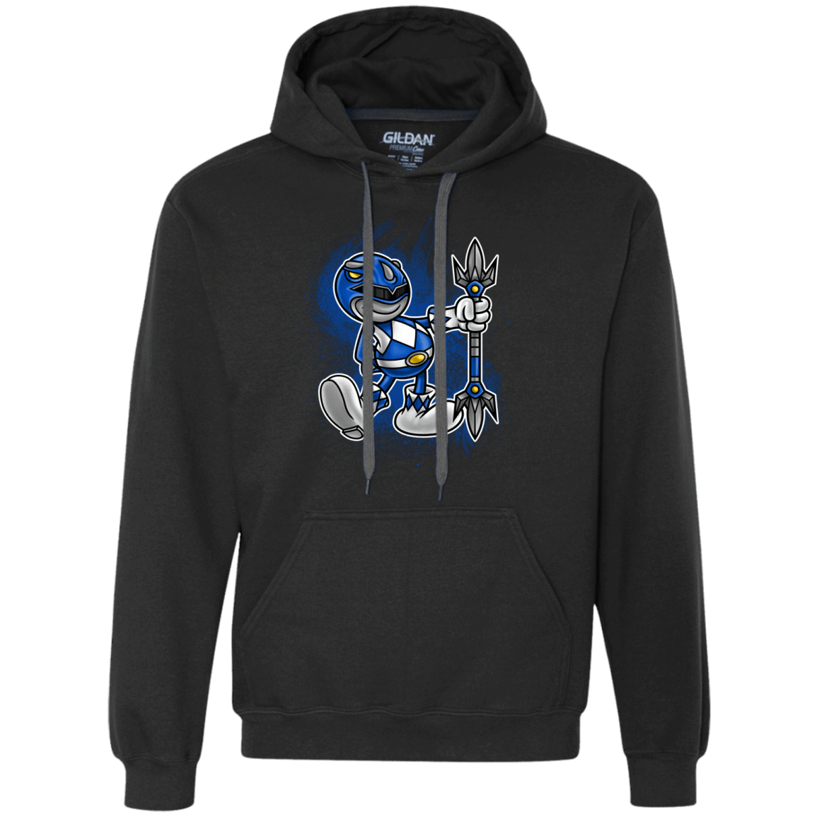 Sweatshirts Black / Small Blue Ranger Artwork Premium Fleece Hoodie