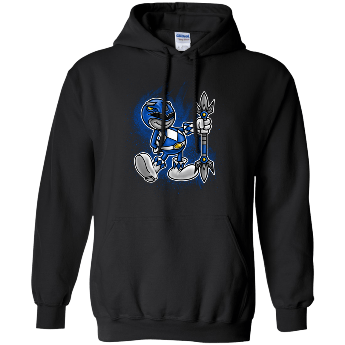 Sweatshirts Black / Small Blue Ranger Artwork Pullover Hoodie