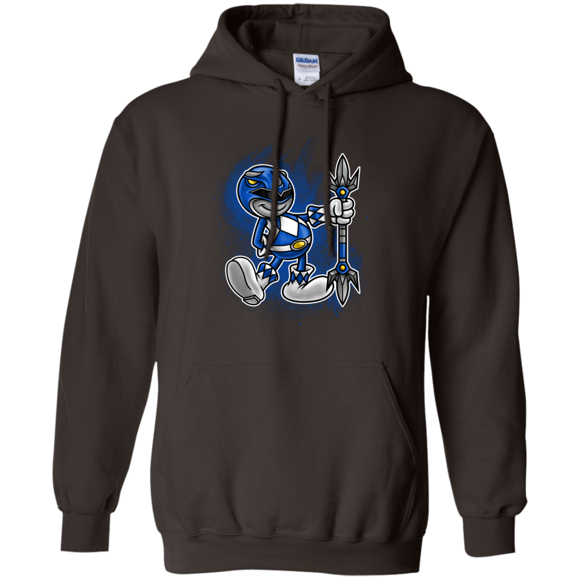 Sweatshirts Dark Chocolate / Small Blue Ranger Artwork Pullover Hoodie