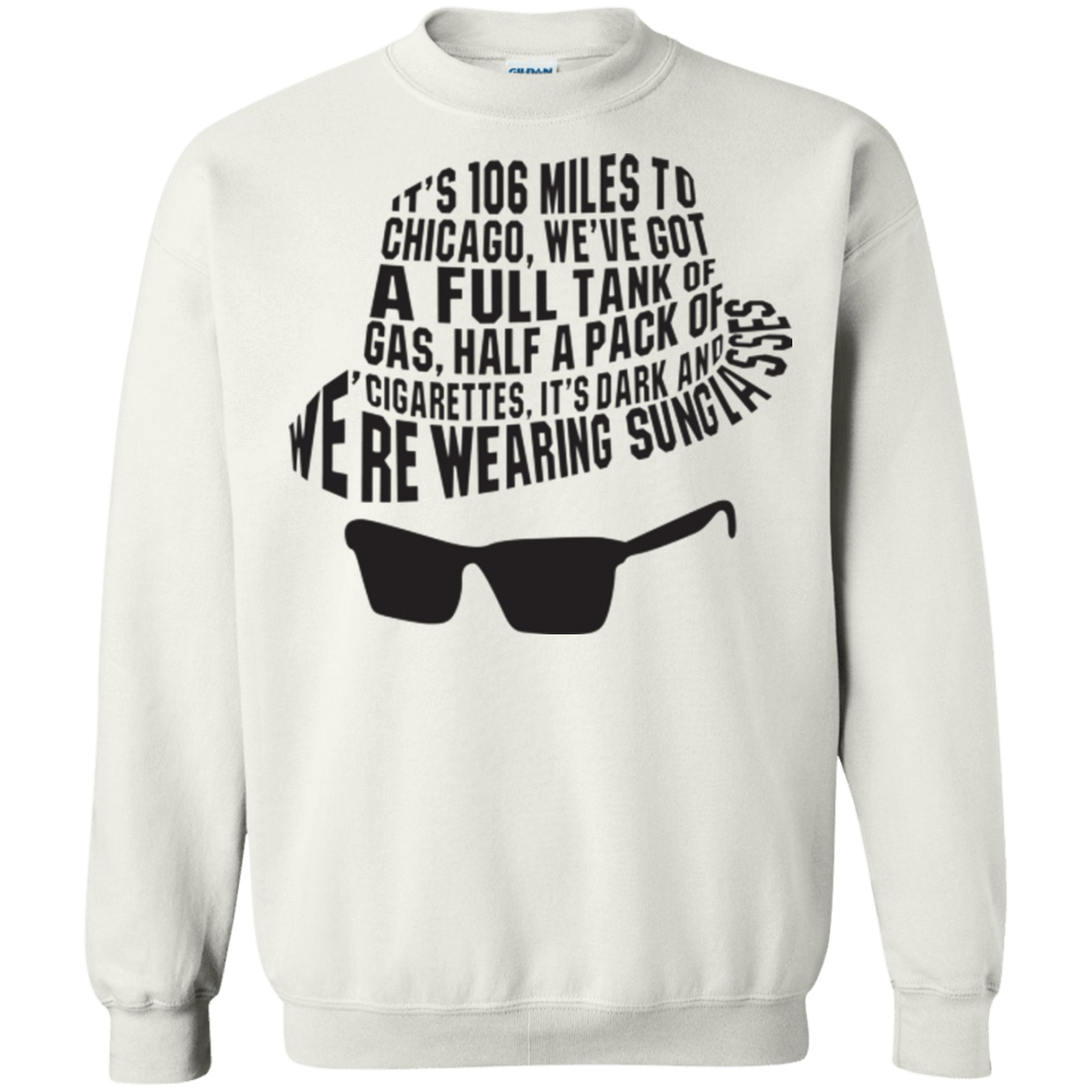 Sweatshirts White / Small Blues Brothers Crewneck Sweatshirt