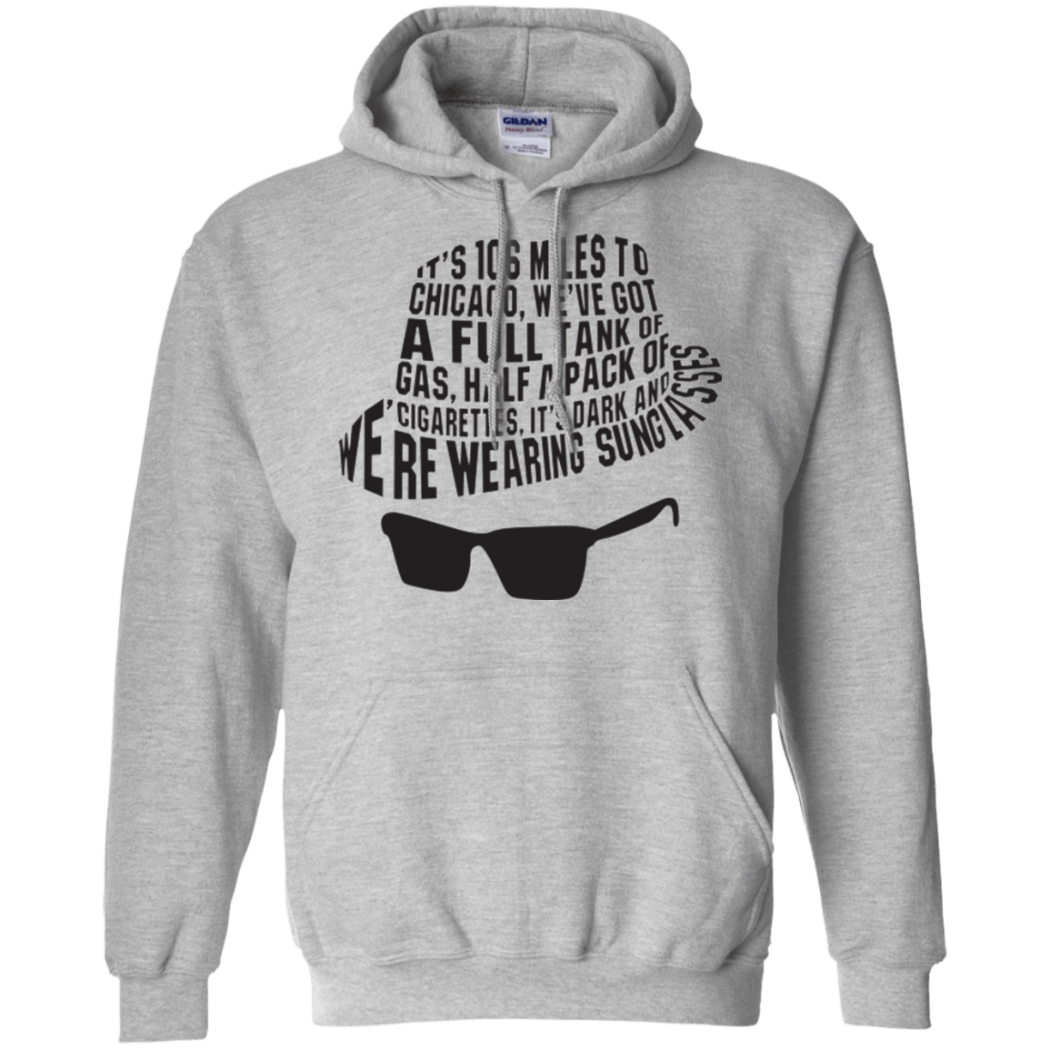 Sweatshirts Sport Grey / Small Blues Brothers Pullover Hoodie