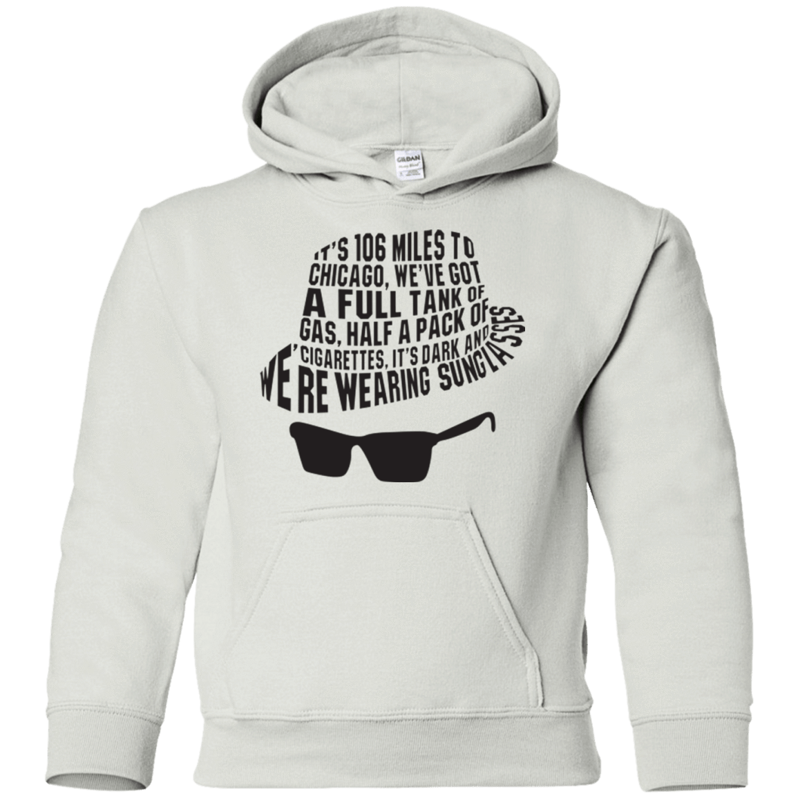 Sweatshirts White / YS Blues Brothers Youth Hoodie