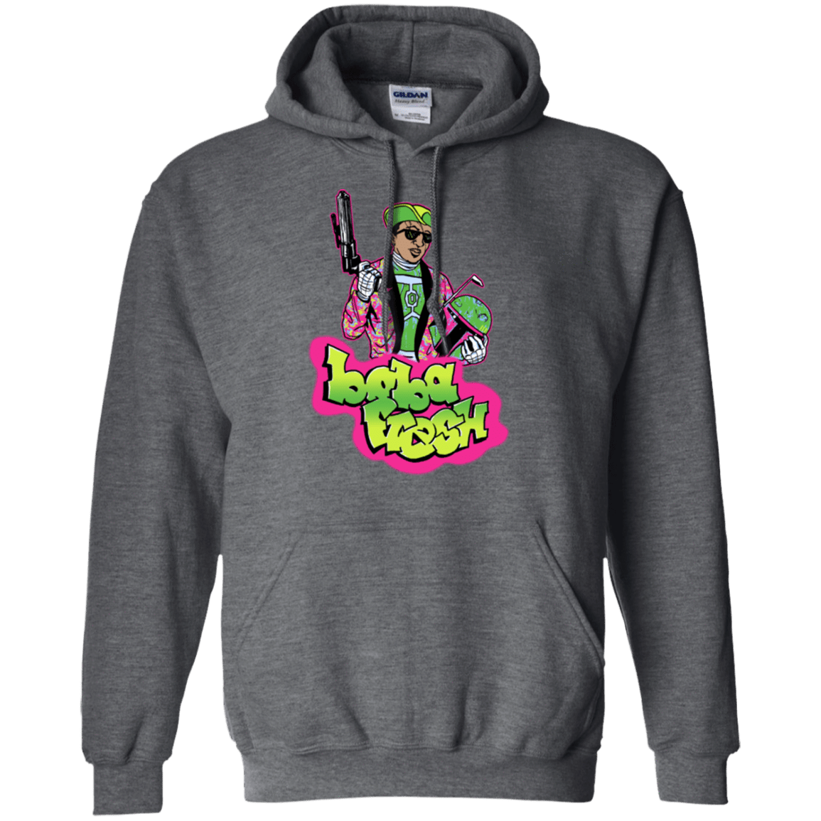 Sweatshirts Dark Heather / Small Boba Fresh Pullover Hoodie