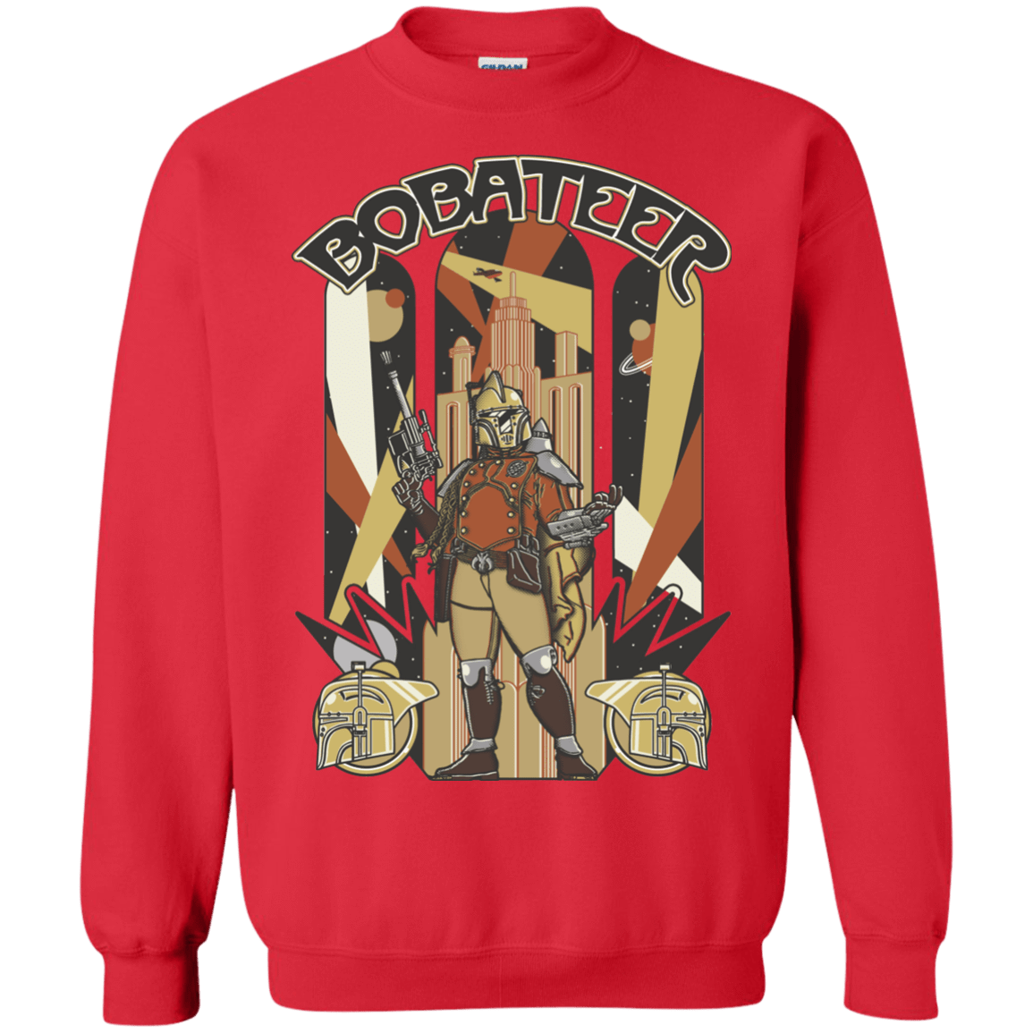 Sweatshirts Red / Small Bobateer Crewneck Sweatshirt