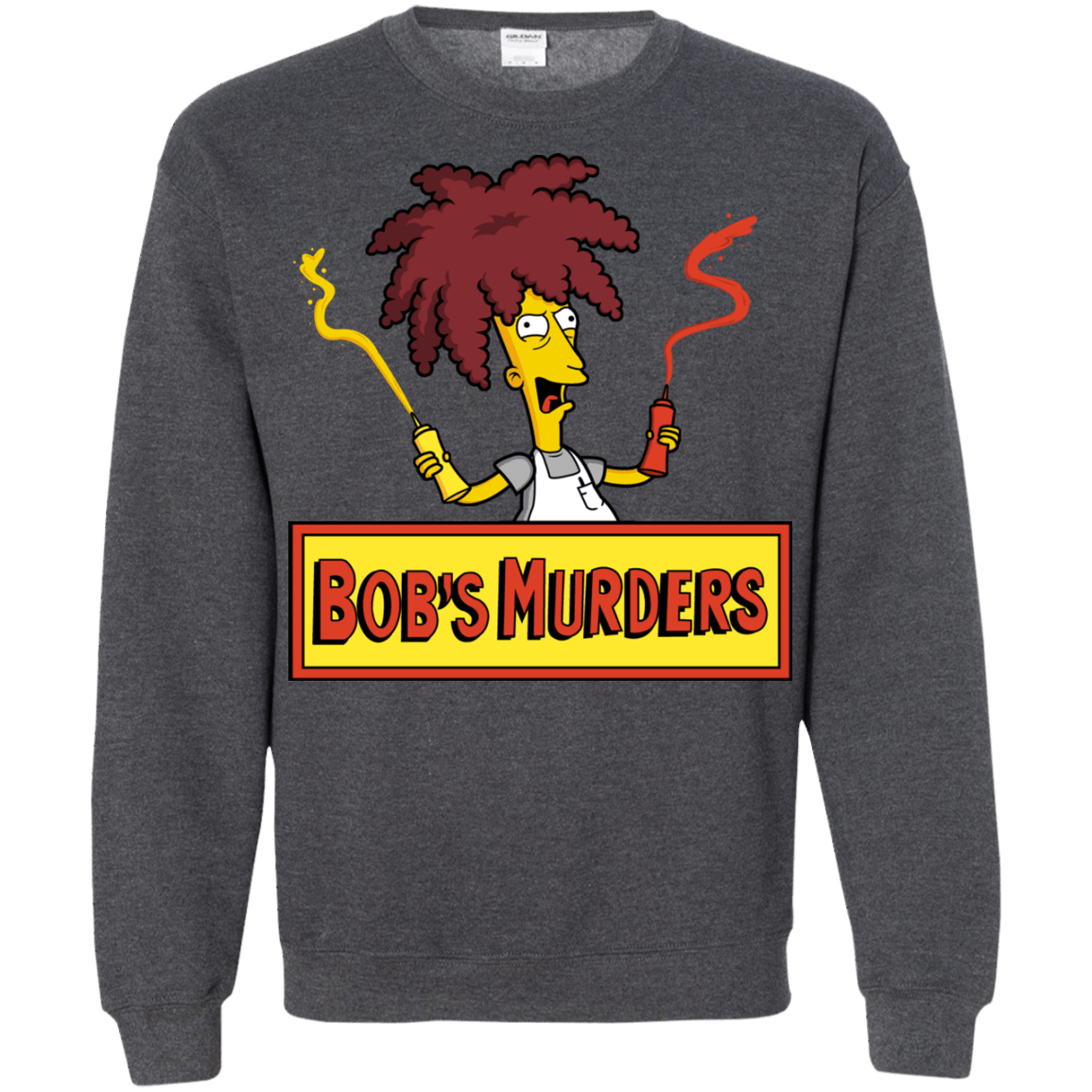 Sweatshirts Dark Heather / S Bobs Murders Crewneck Sweatshirt